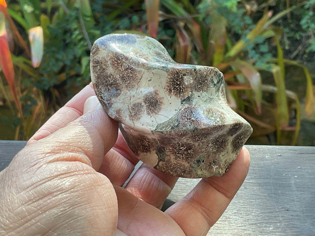 209g Green Cherry Blossom Jasper Flame 1C