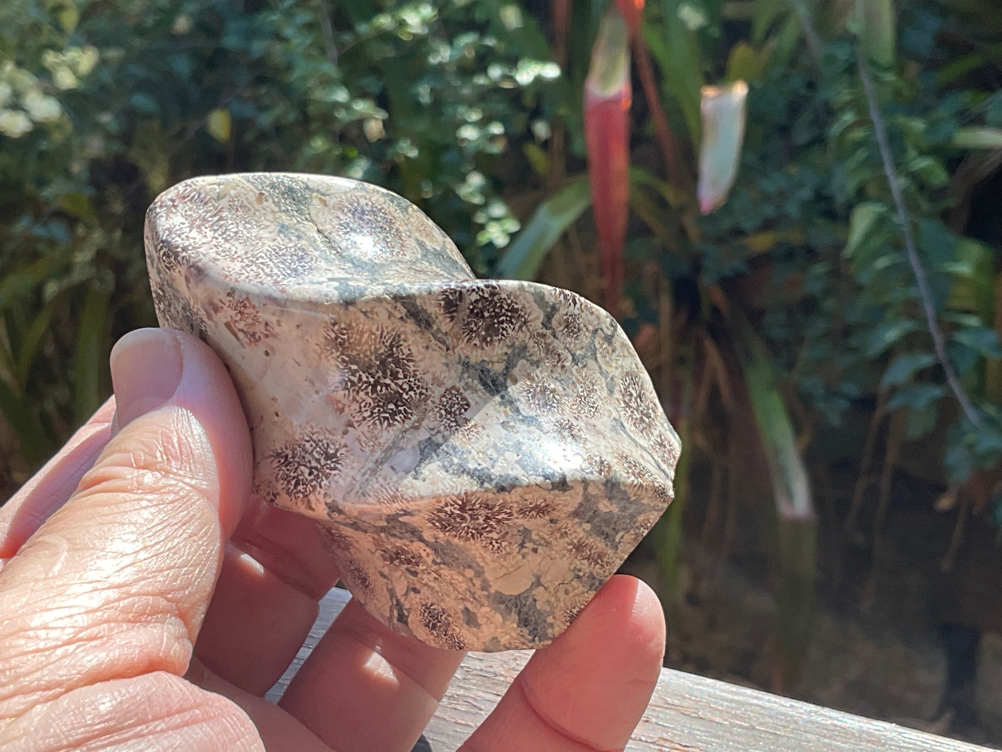 202g Green Cherry Blossom Jasper Flame 2A