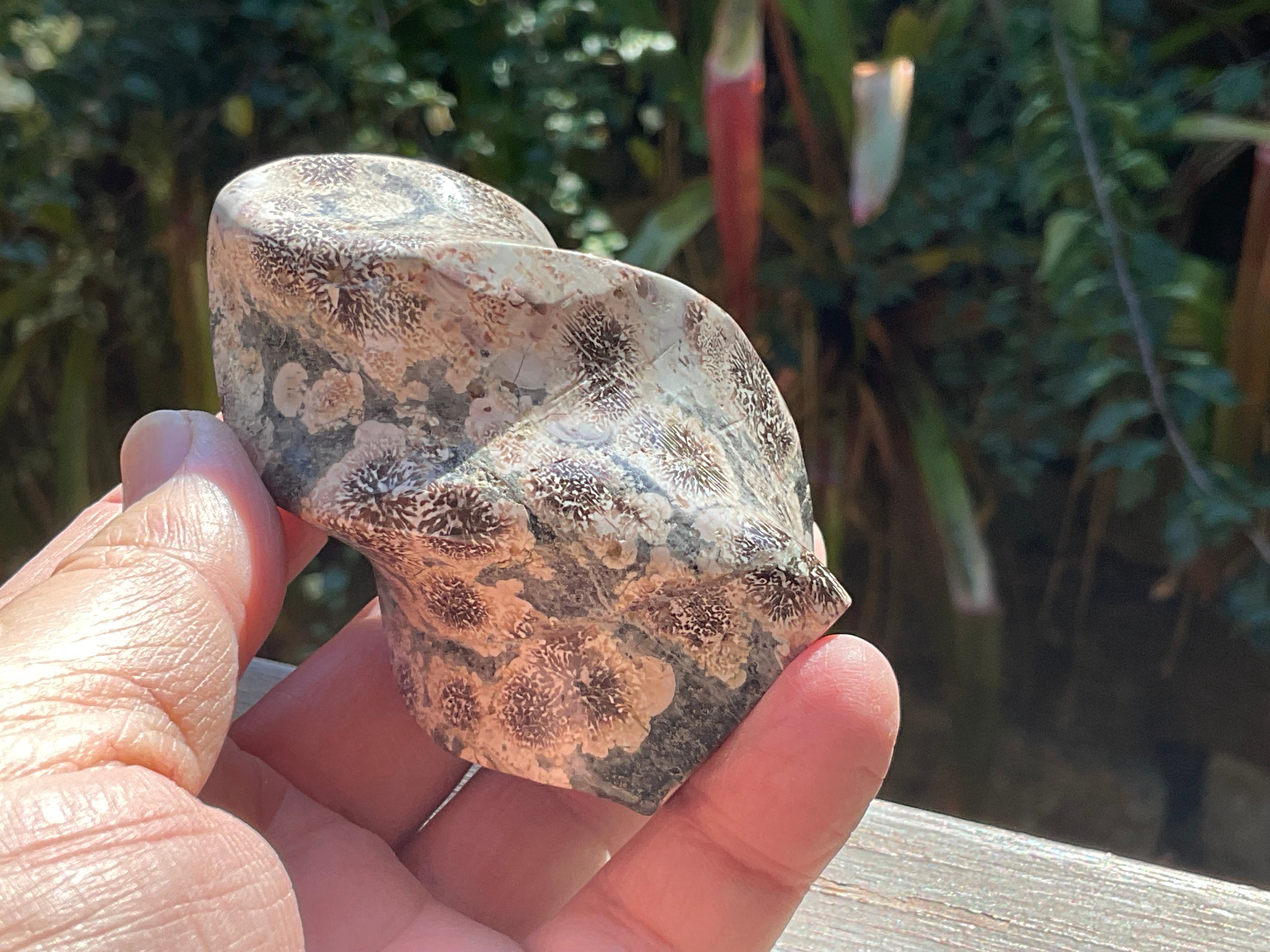 202g Green Cherry Blossom Jasper Flame 2A