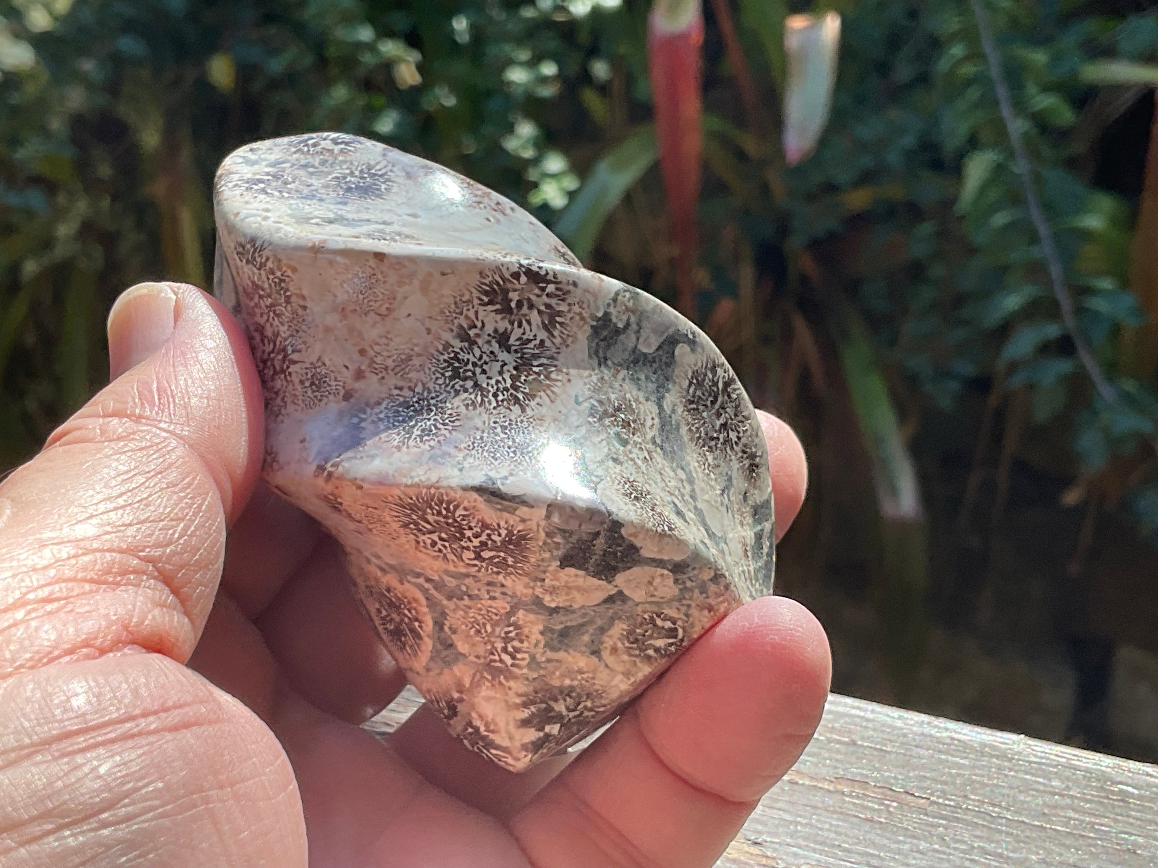 202g Green Cherry Blossom Jasper Flame 2A