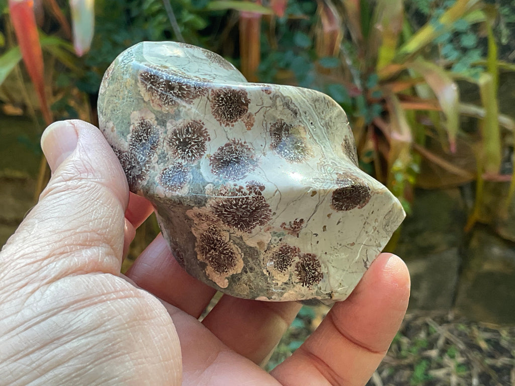 240g Green Cherry Blossom Jasper Flame 2B