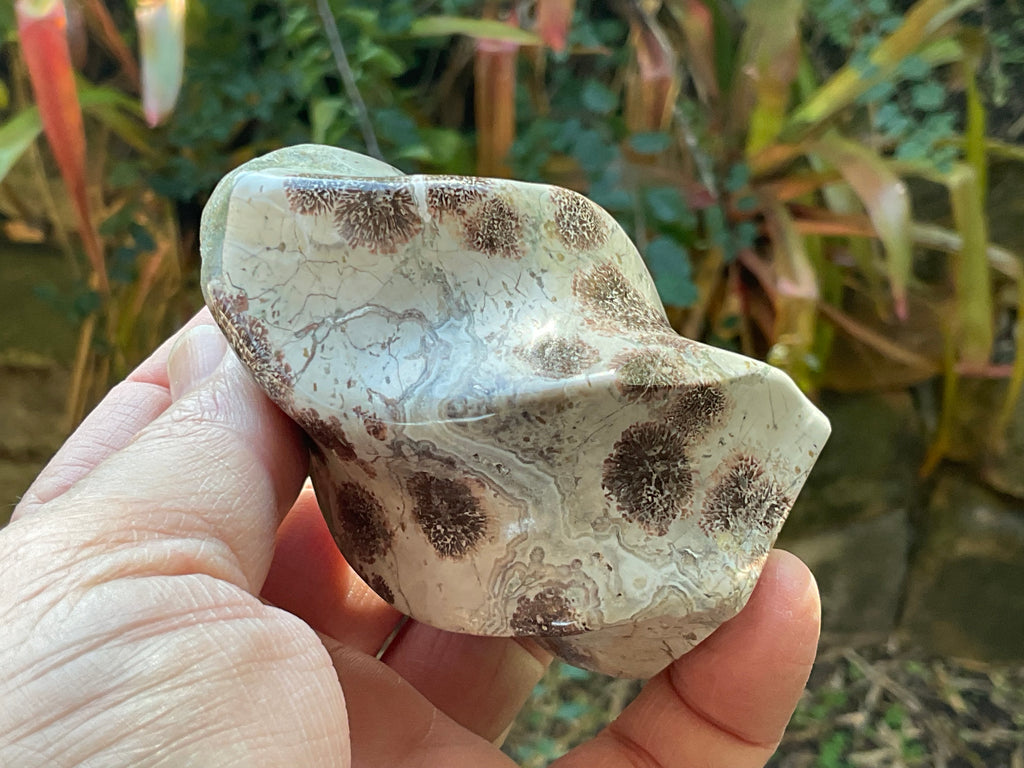 240g Green Cherry Blossom Jasper Flame 2B