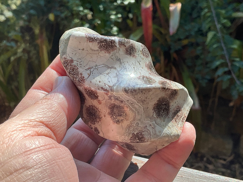 240g Green Cherry Blossom Jasper Flame 2B