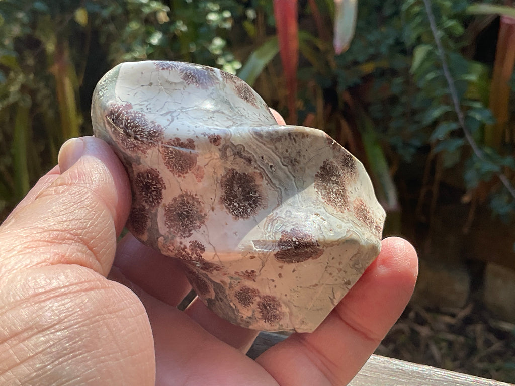 240g Green Cherry Blossom Jasper Flame 2B