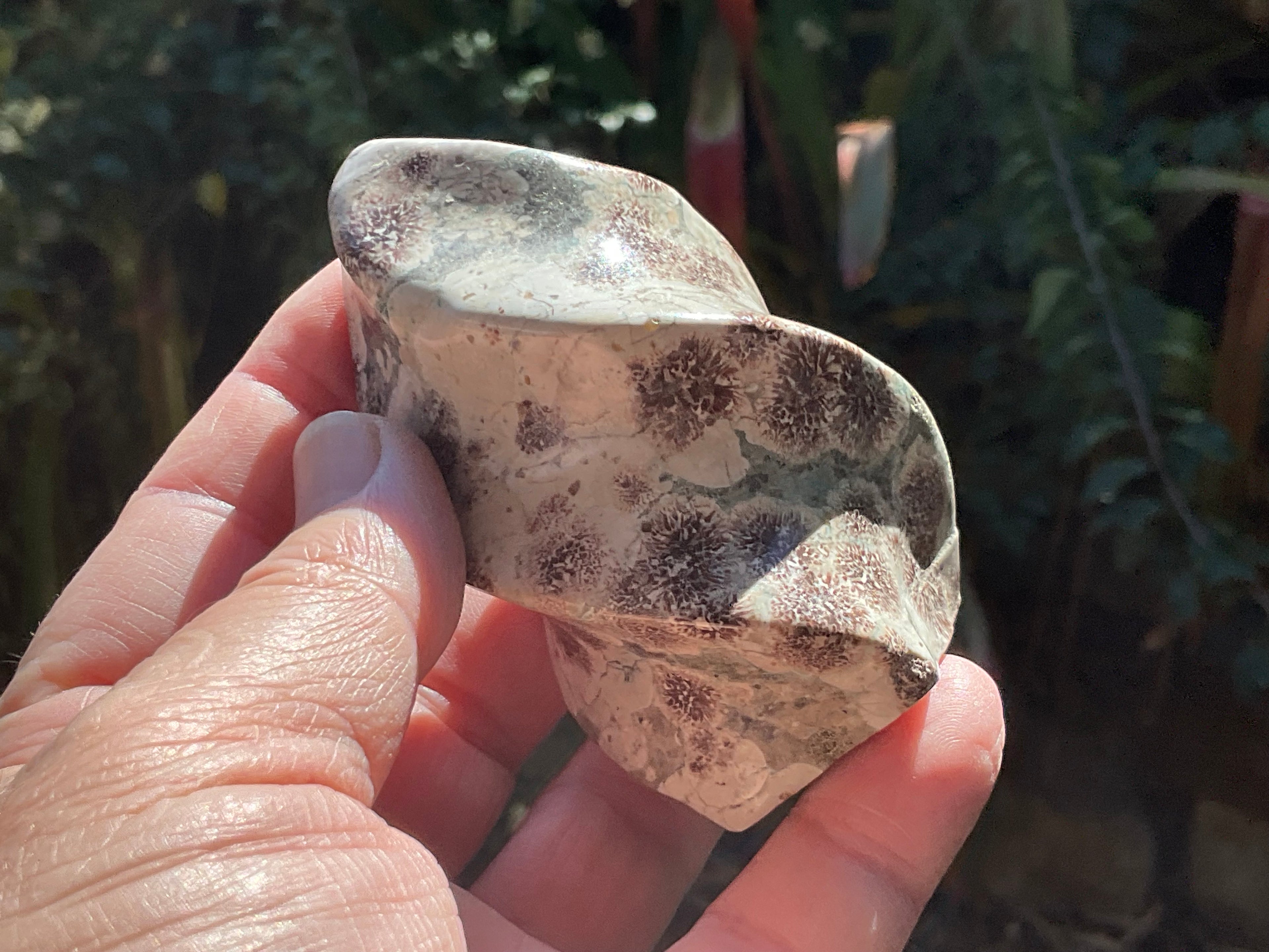 205g Green Cherry Blossom Jasper Flame 3A