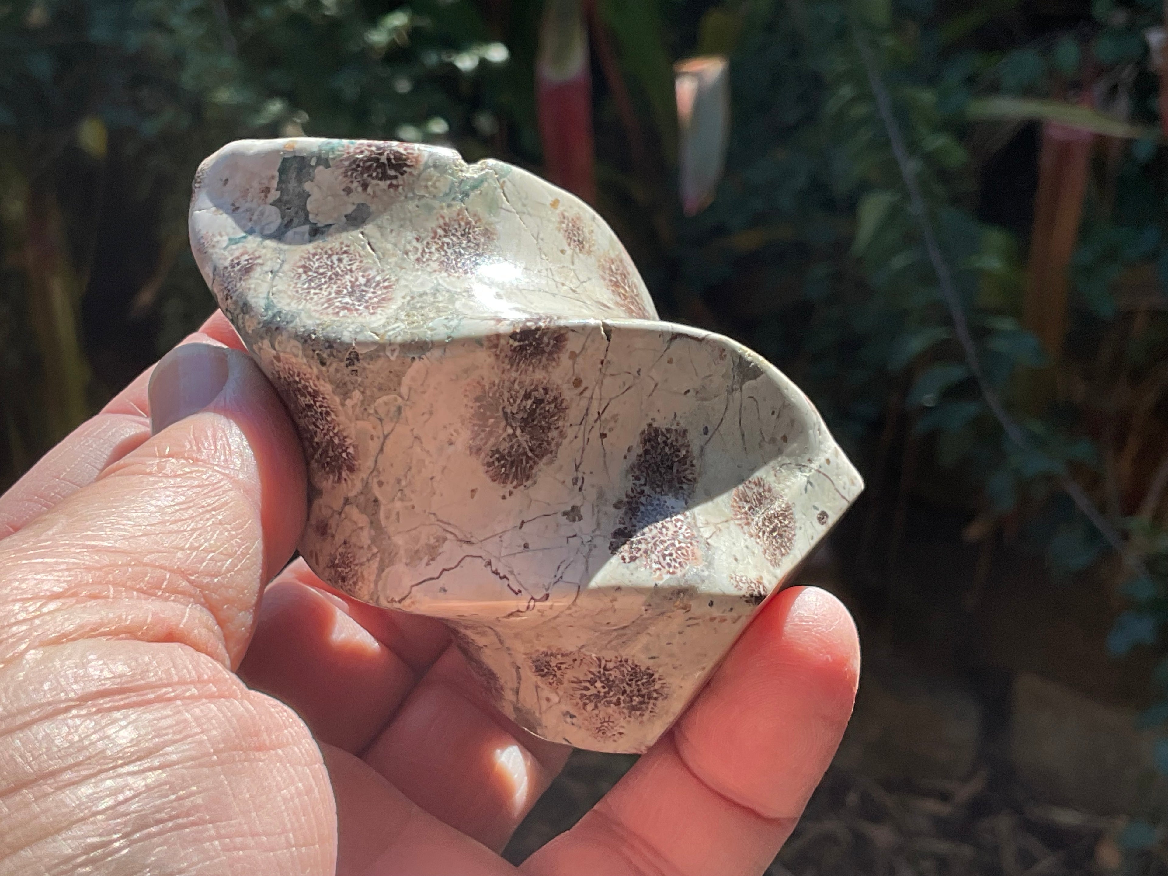 205g Green Cherry Blossom Jasper Flame 3A