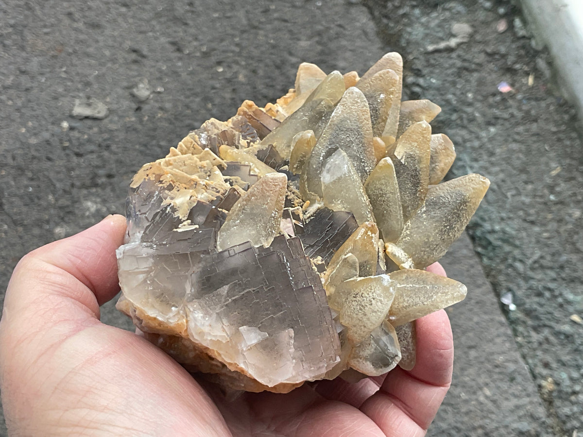 958g Pakistan Fluorite and Calcite Specimen I