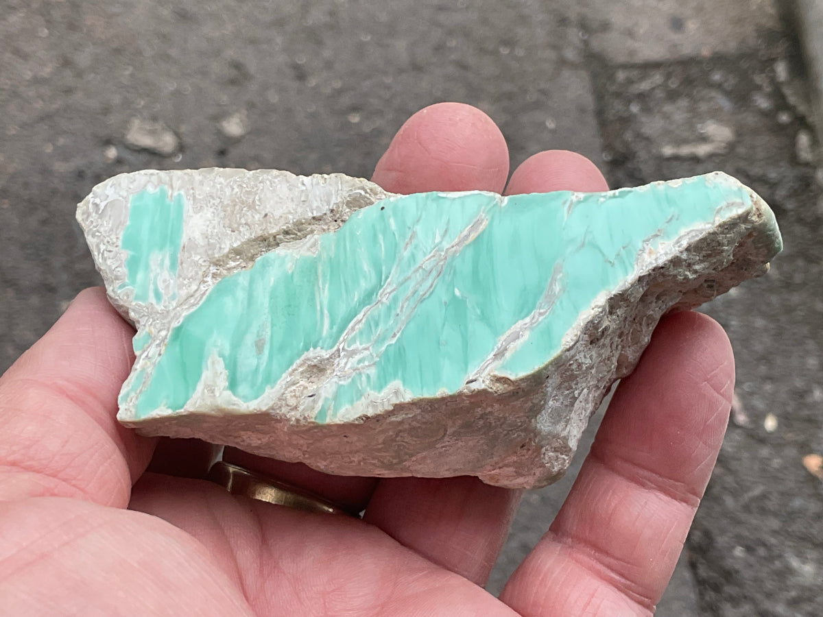 130g Western Australian Poloshed Variscite Specimen