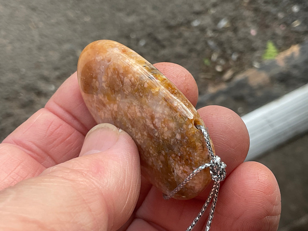 20g Heavily Included Quartz Pendant 2A