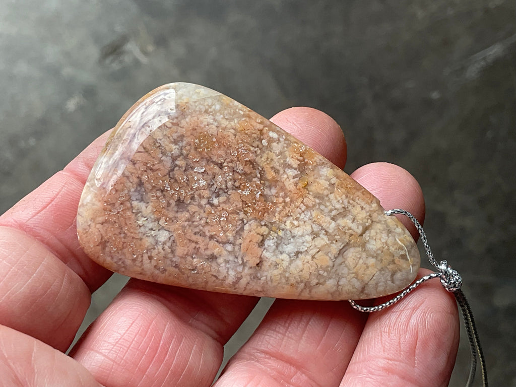 30g Heavily Included Quartz Pendant 4A