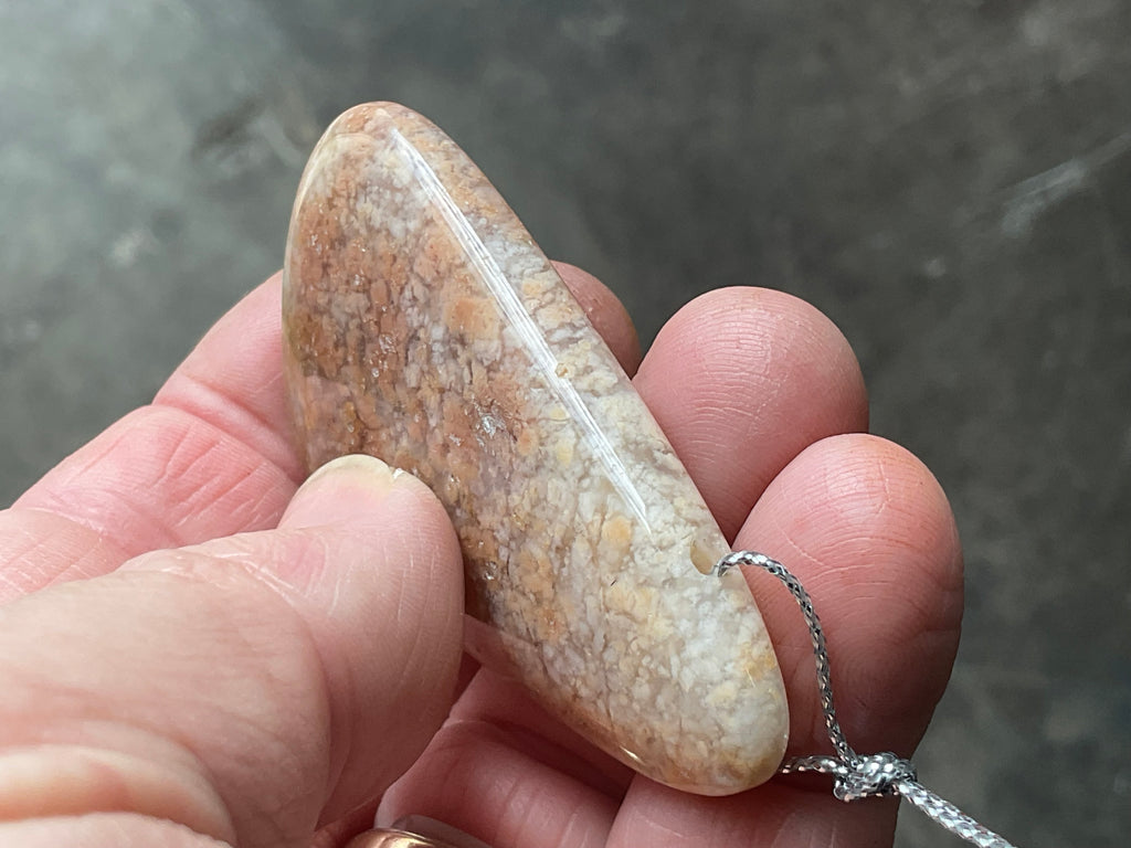 30g Heavily Included Quartz Pendant 4A