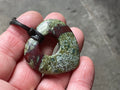 20g Dragons Blood Jasper Heart Pendant 1A