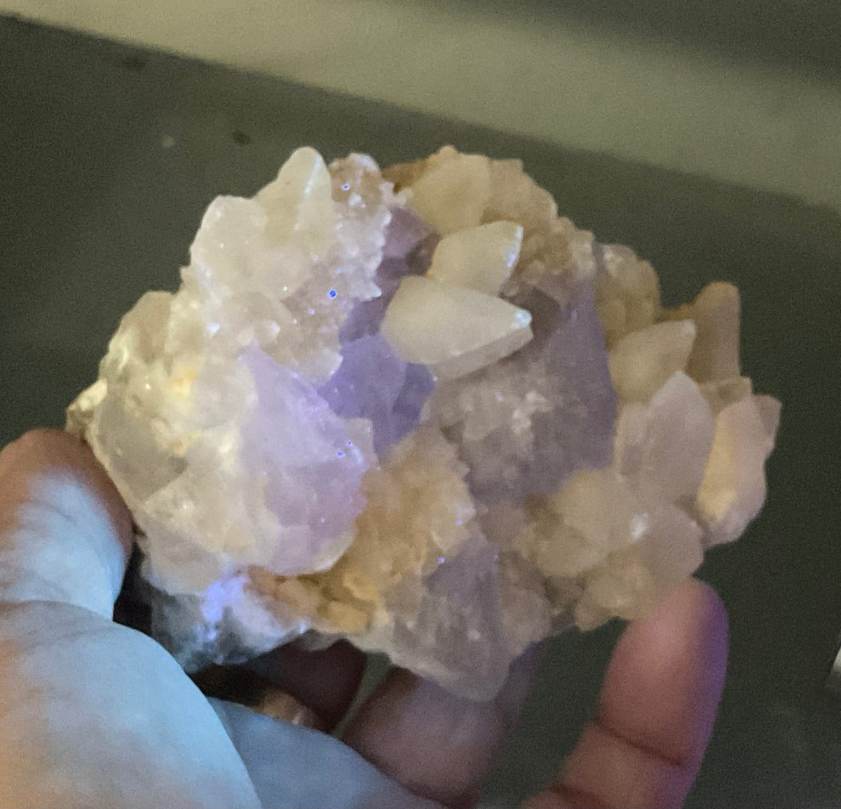 412g Pakistan Fluorite and Calcite Specimen F