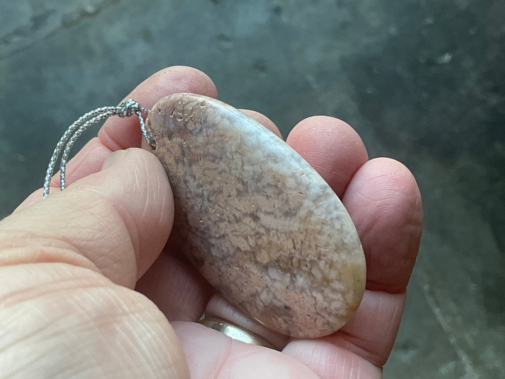 29g Heavily Included Quartz Pendant 1B