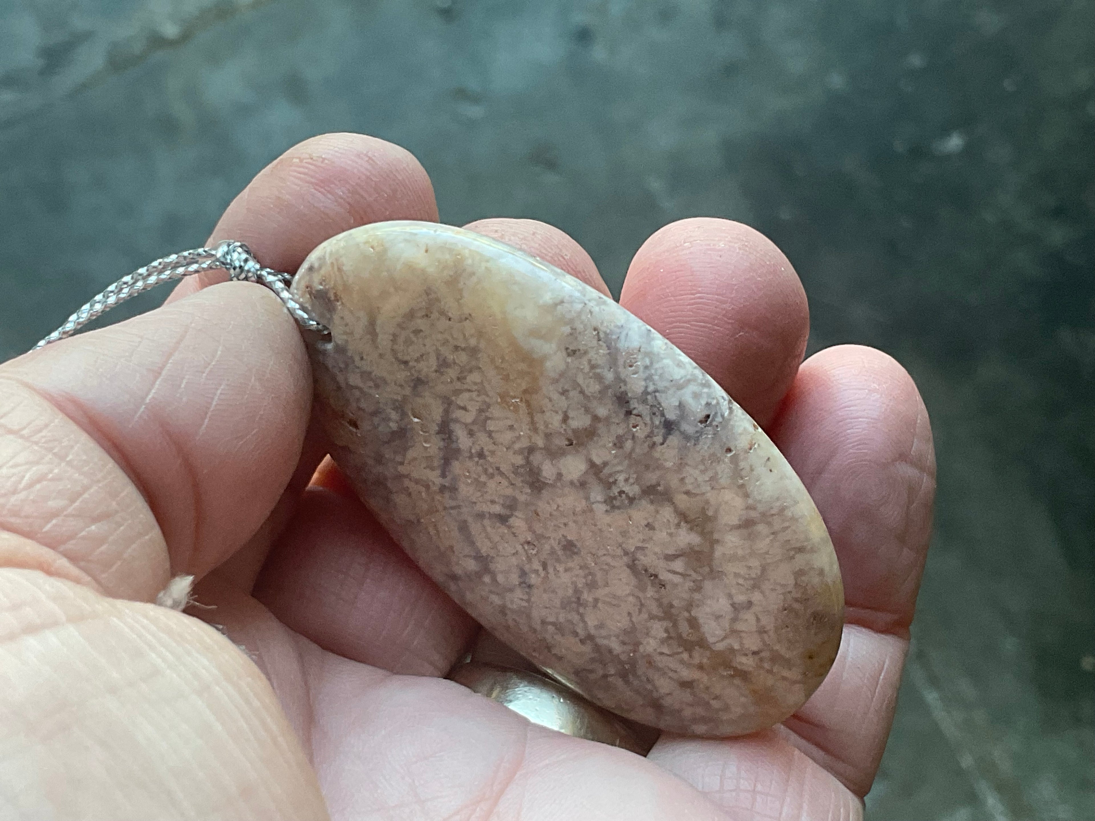 29g Heavily Included Quartz Pendant 1B