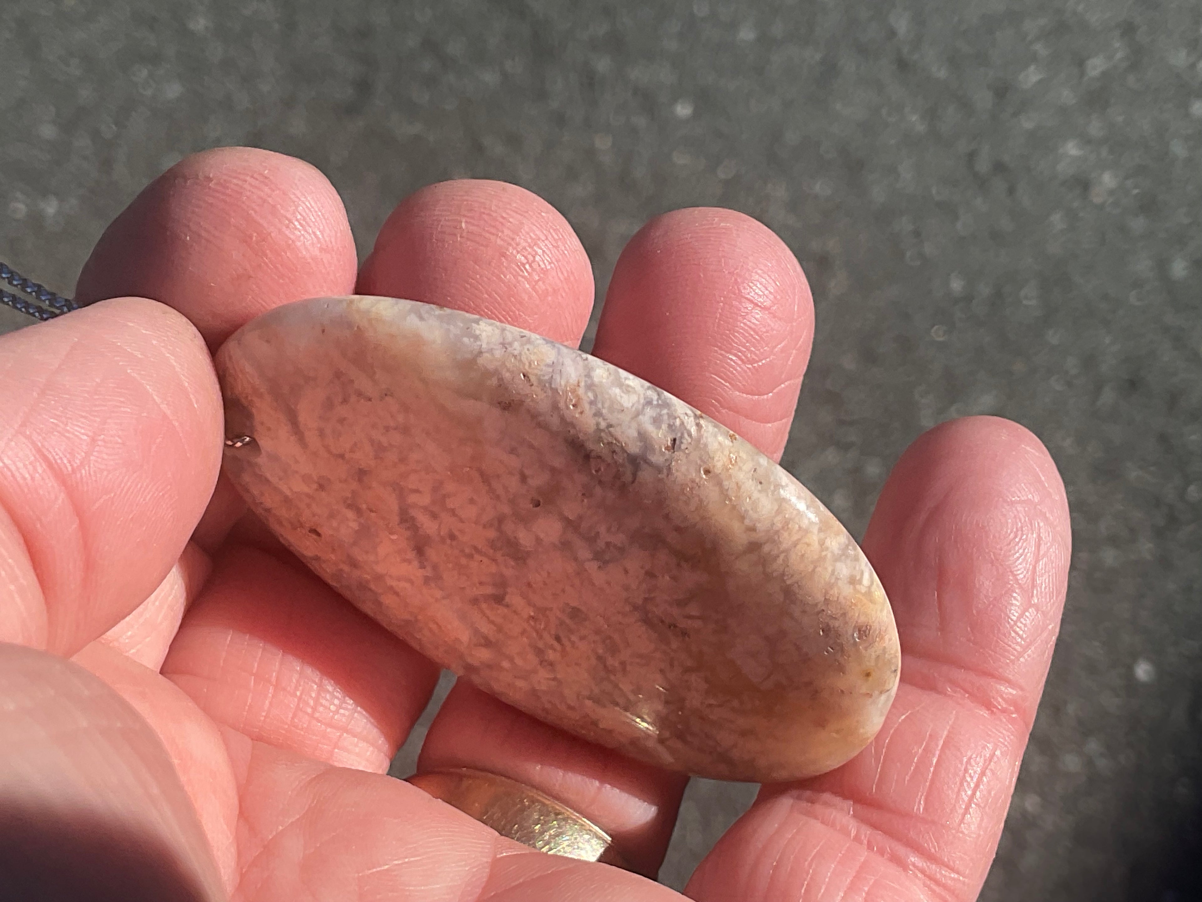 29g Heavily Included Quartz Pendant 1B