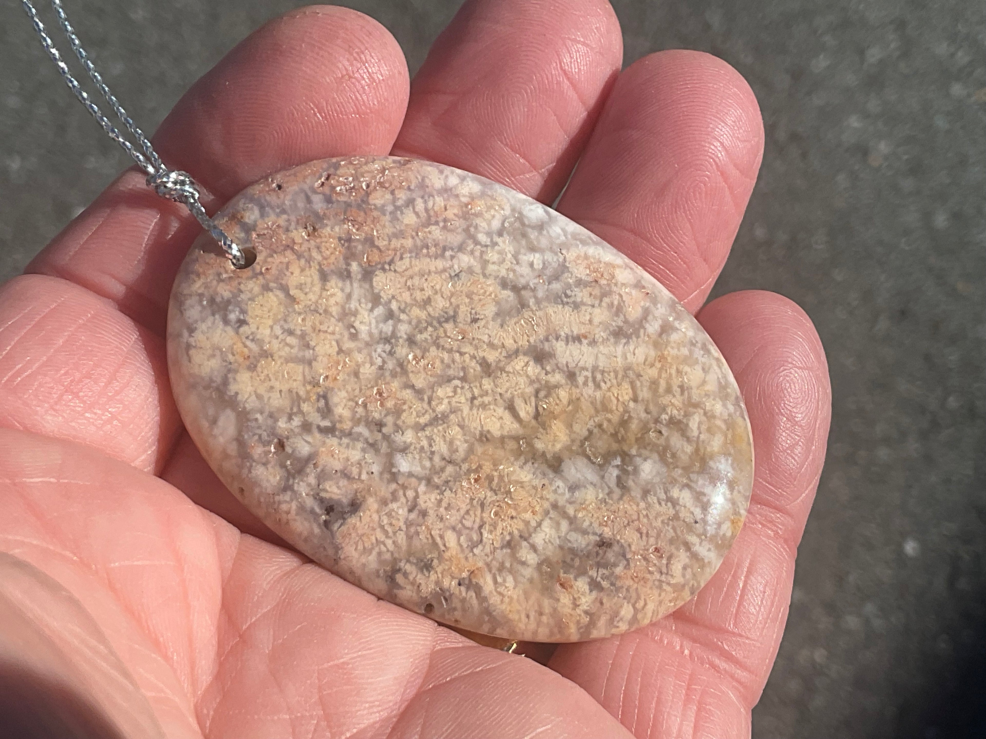29g Heavily Included Quartz Pendant 1B