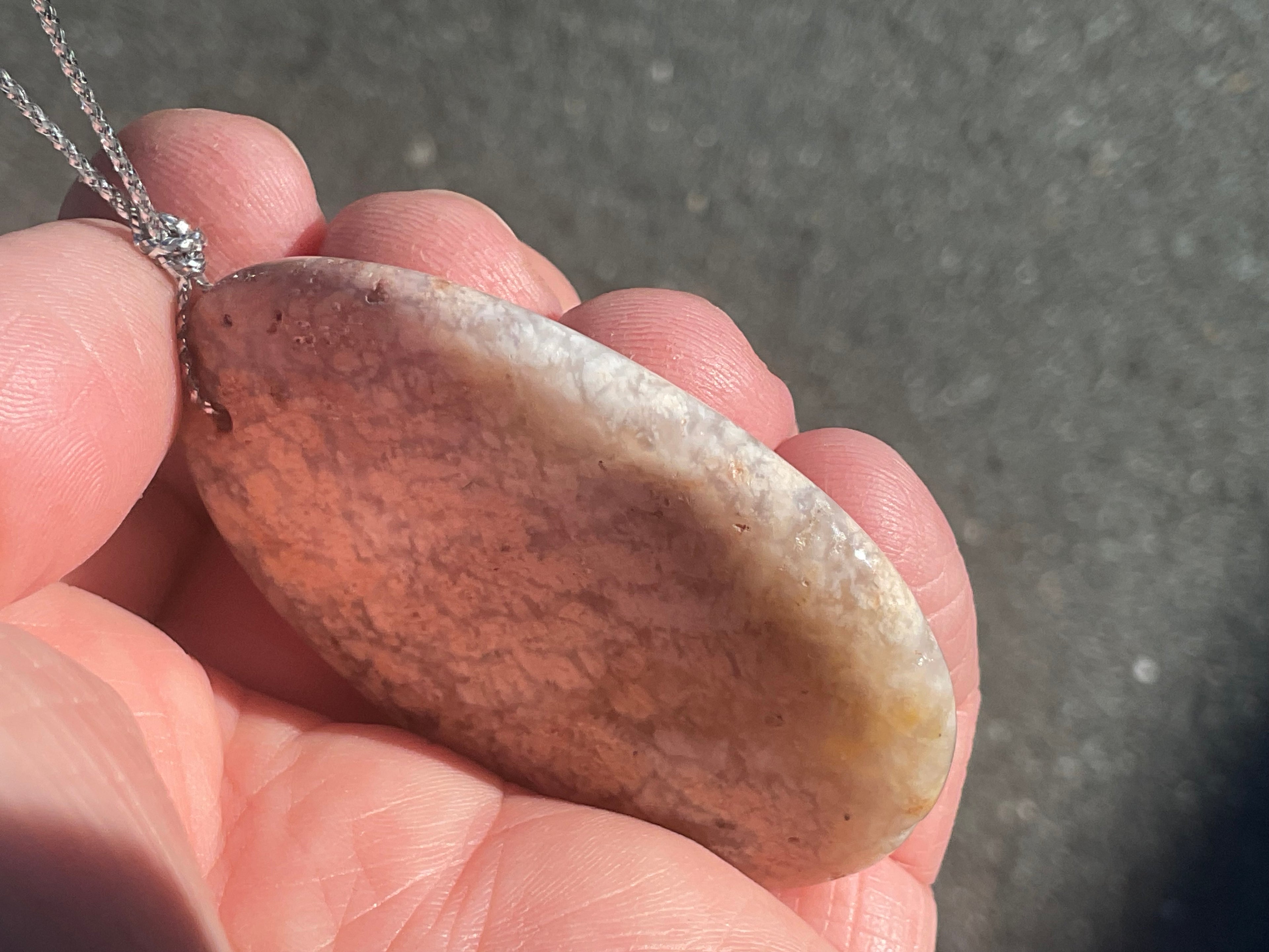 29g Heavily Included Quartz Pendant 1B