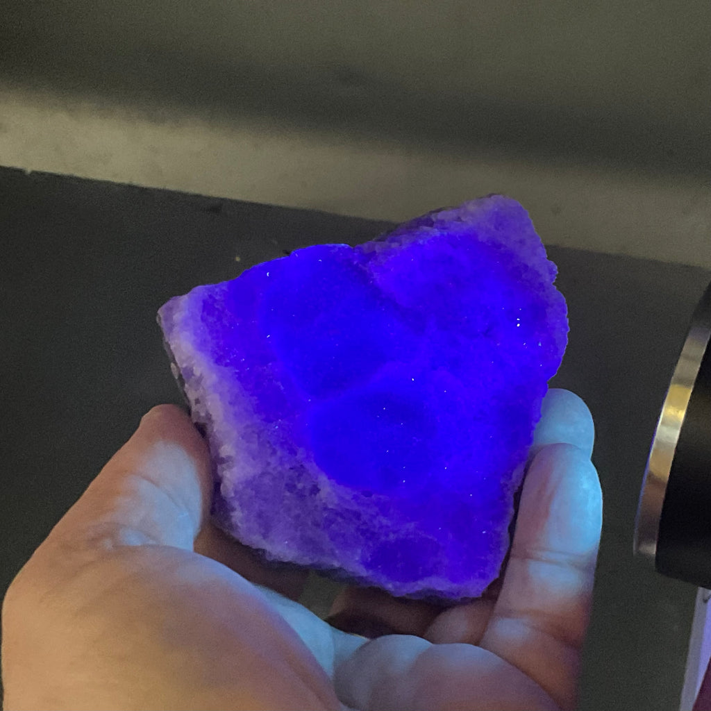 281g Purple Fluorite with Quartz Specimen 2B from Fujian, China