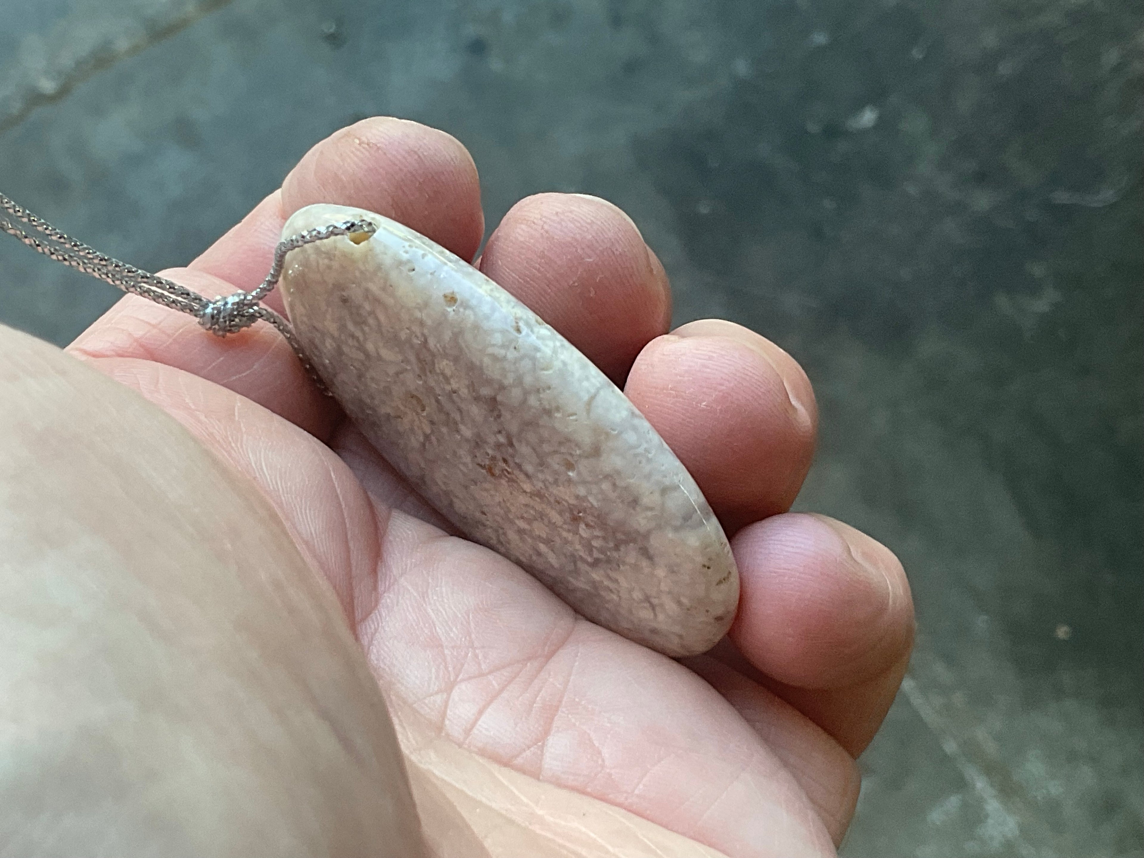25g Heavily Included Quartz Pendant 2B