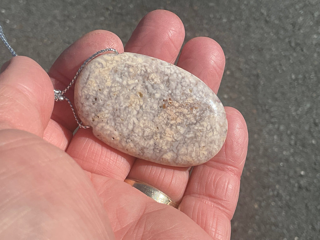 25g Heavily Included Quartz Pendant 2B