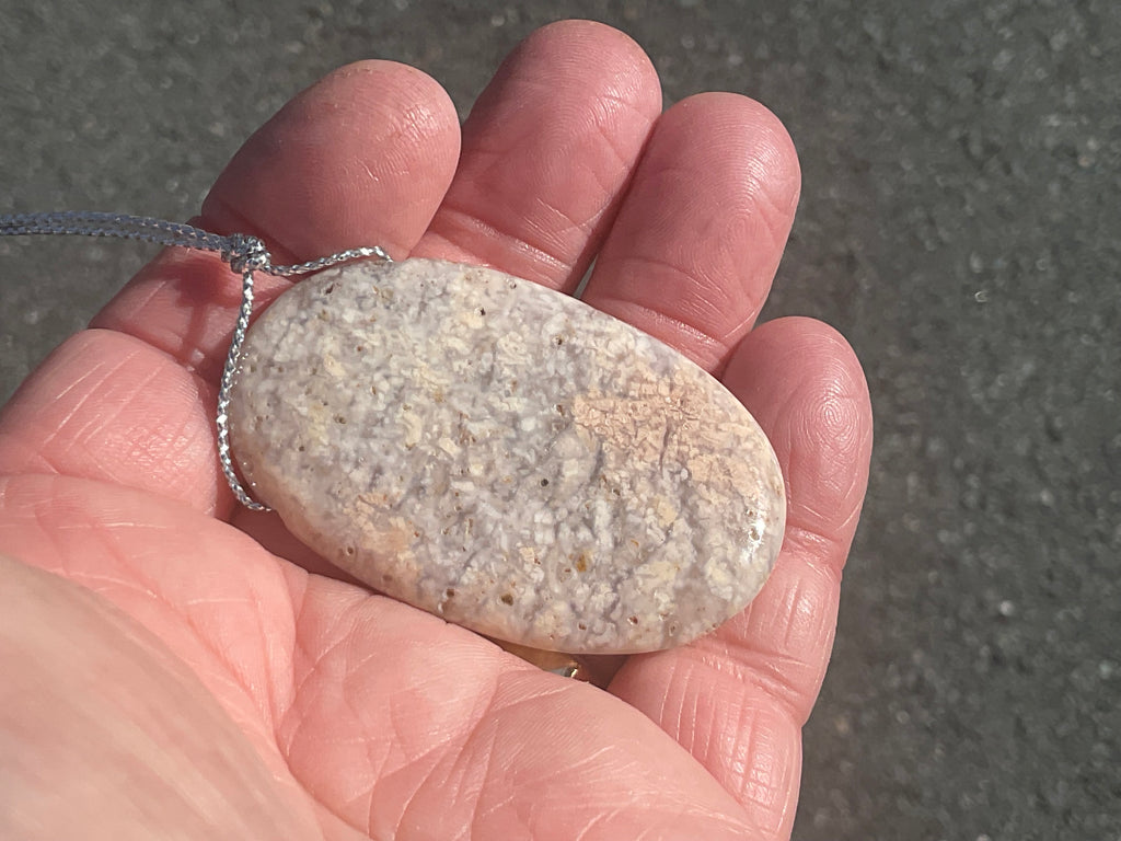 25g Heavily Included Quartz Pendant 2B