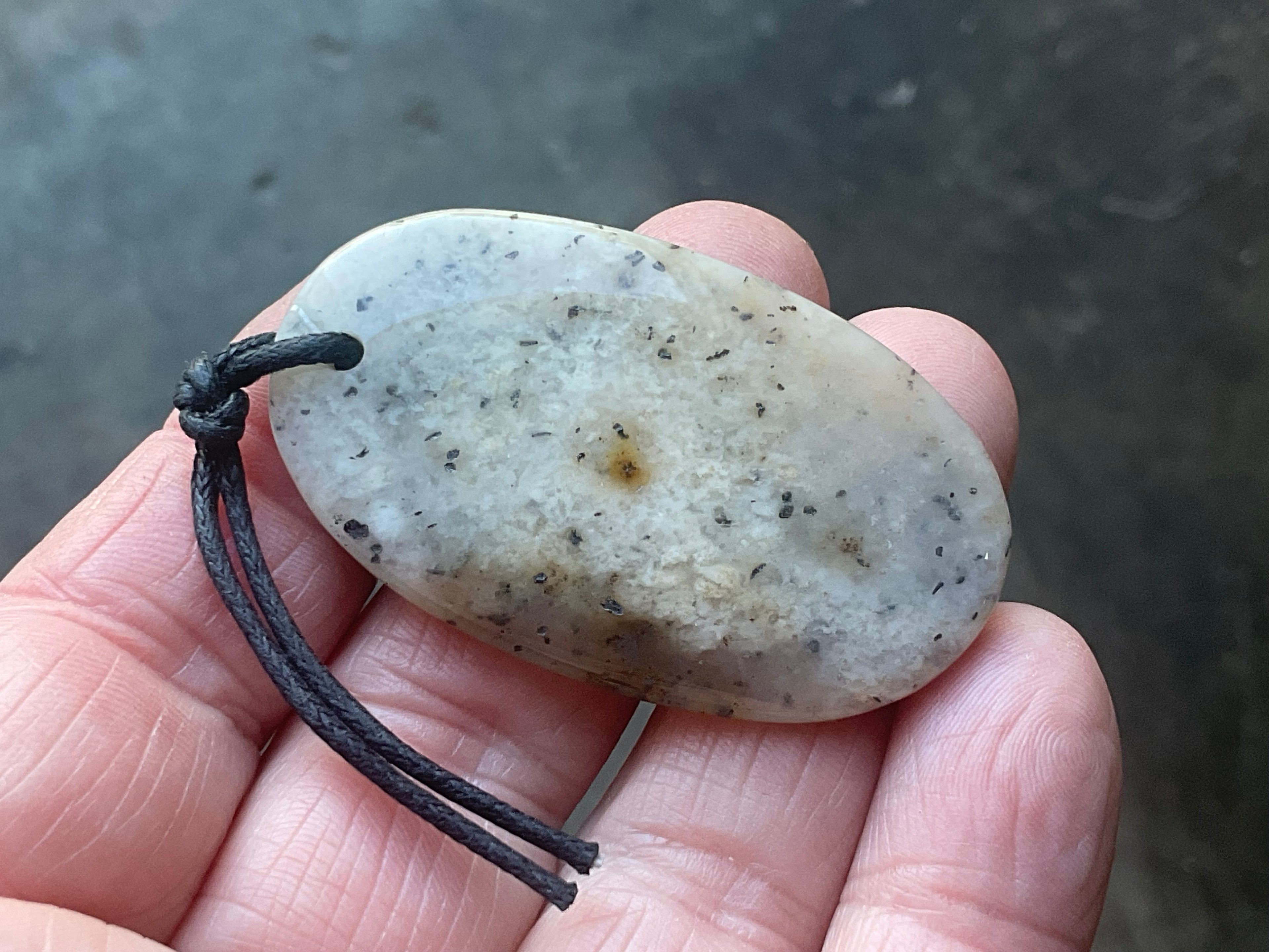 18g Heavily Included Quartz Pendant