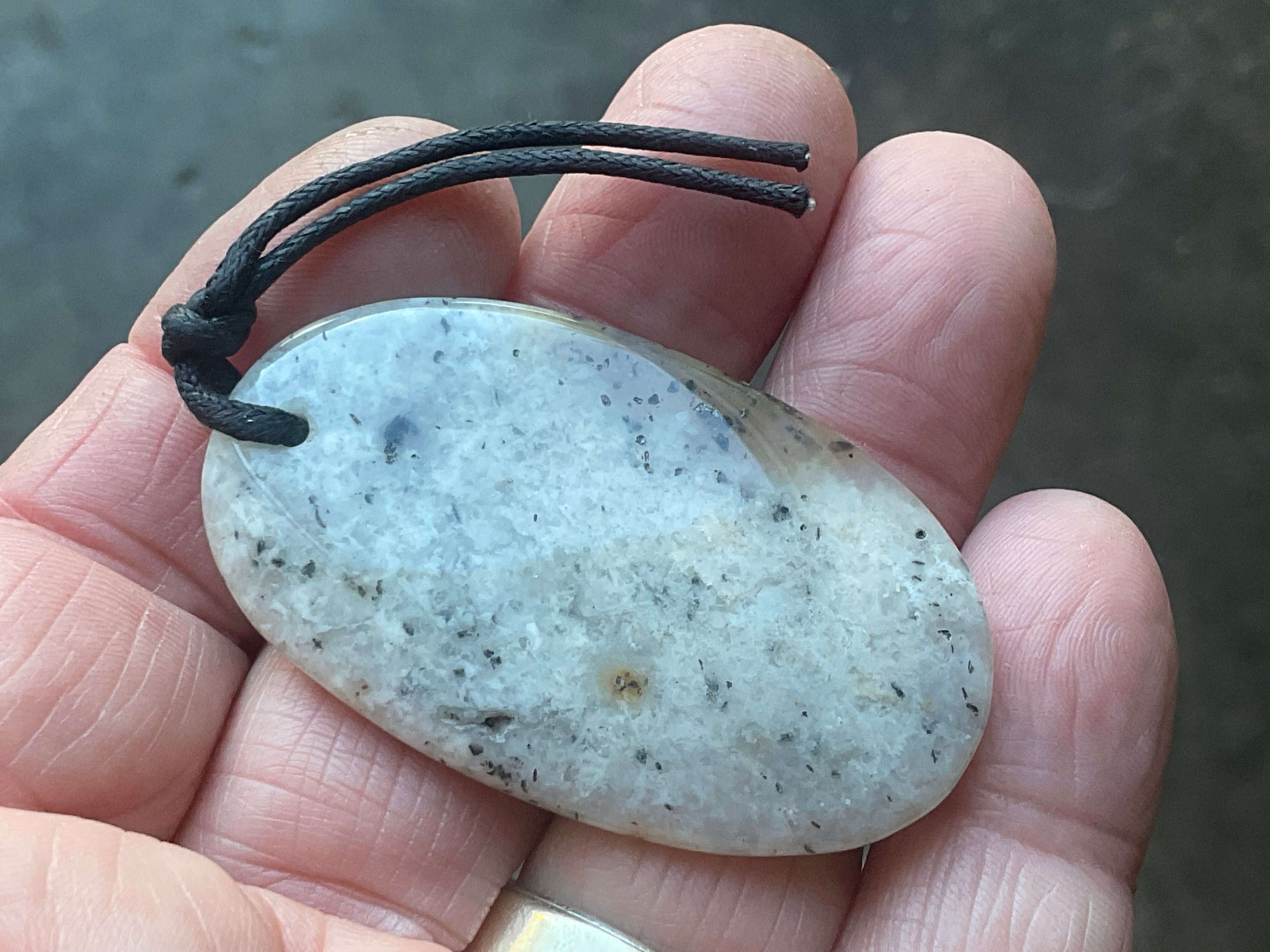 18g Heavily Included Quartz Pendant