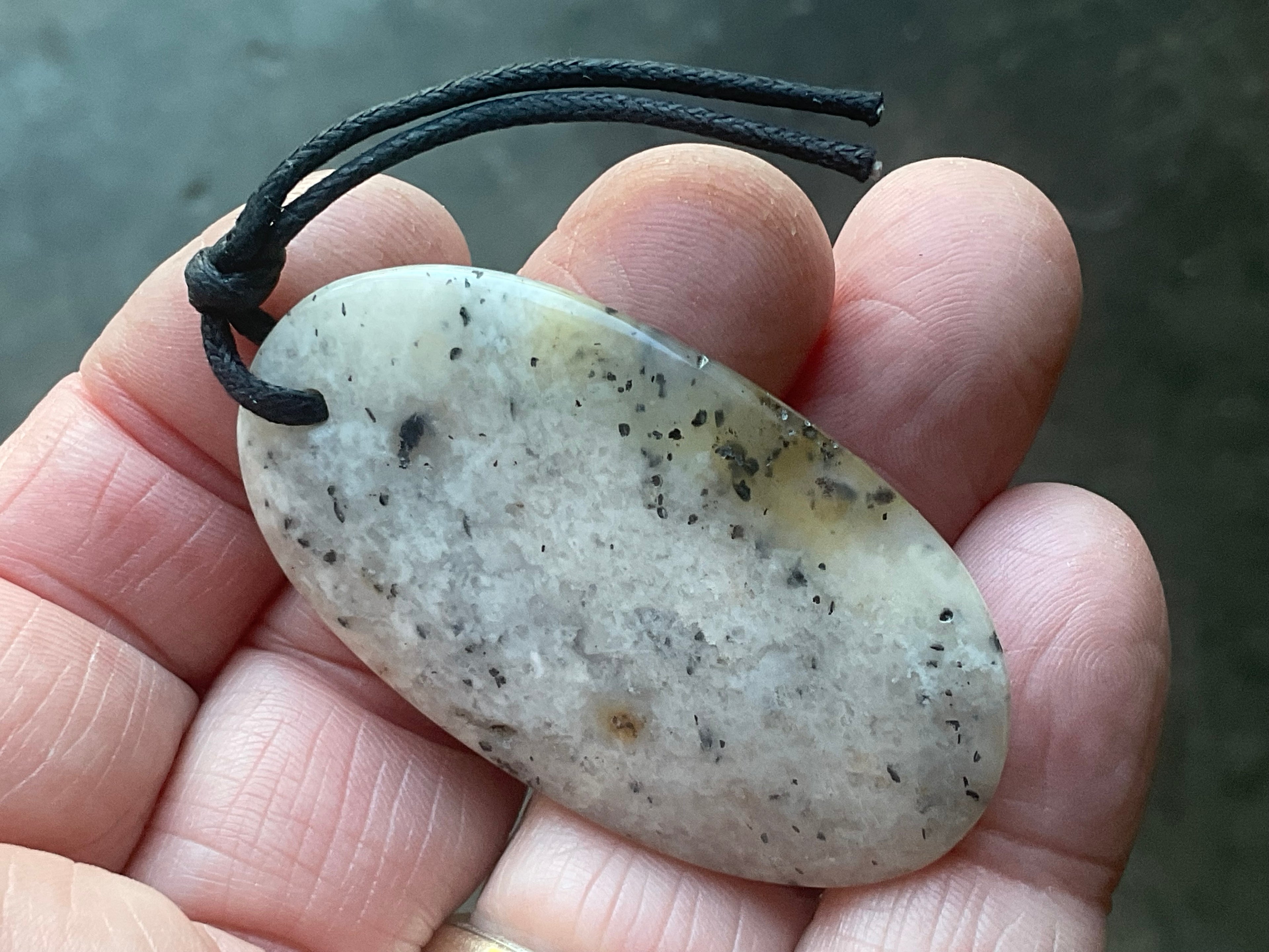 18g Heavily Included Quartz Pendant