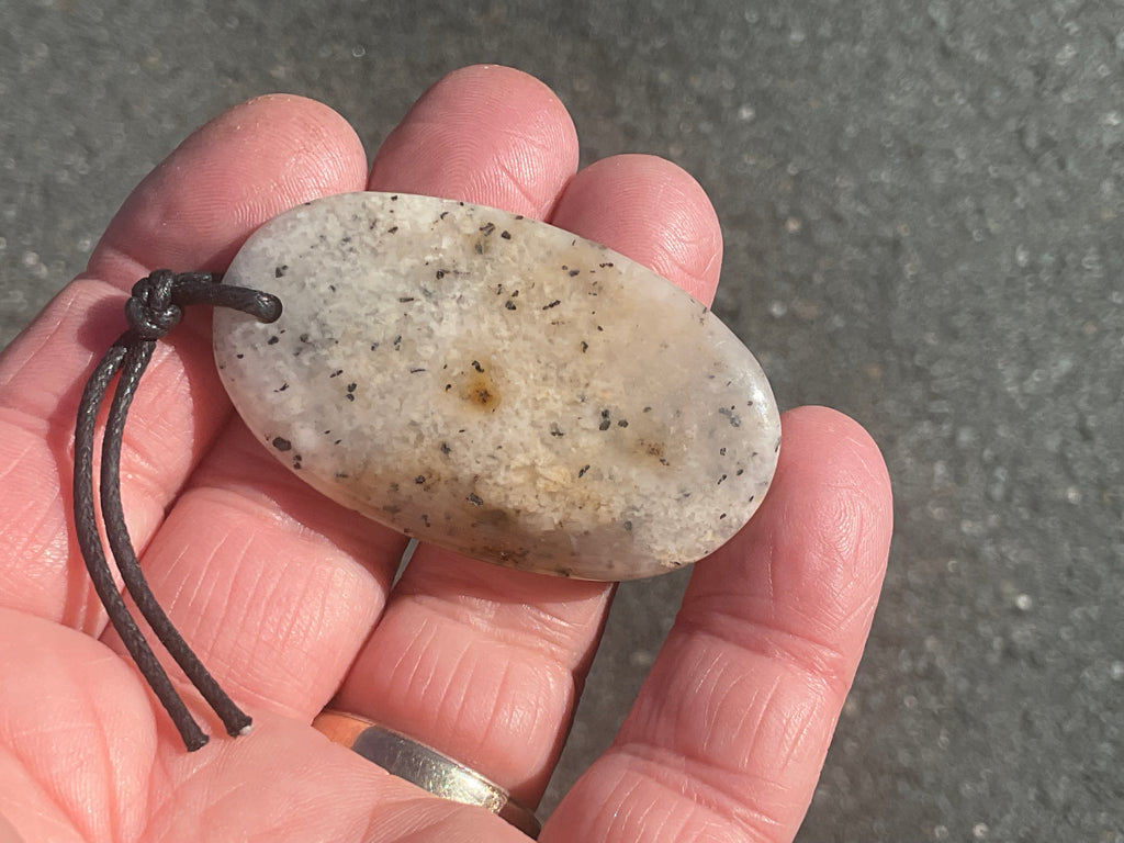 18g Heavily Included Quartz Pendant