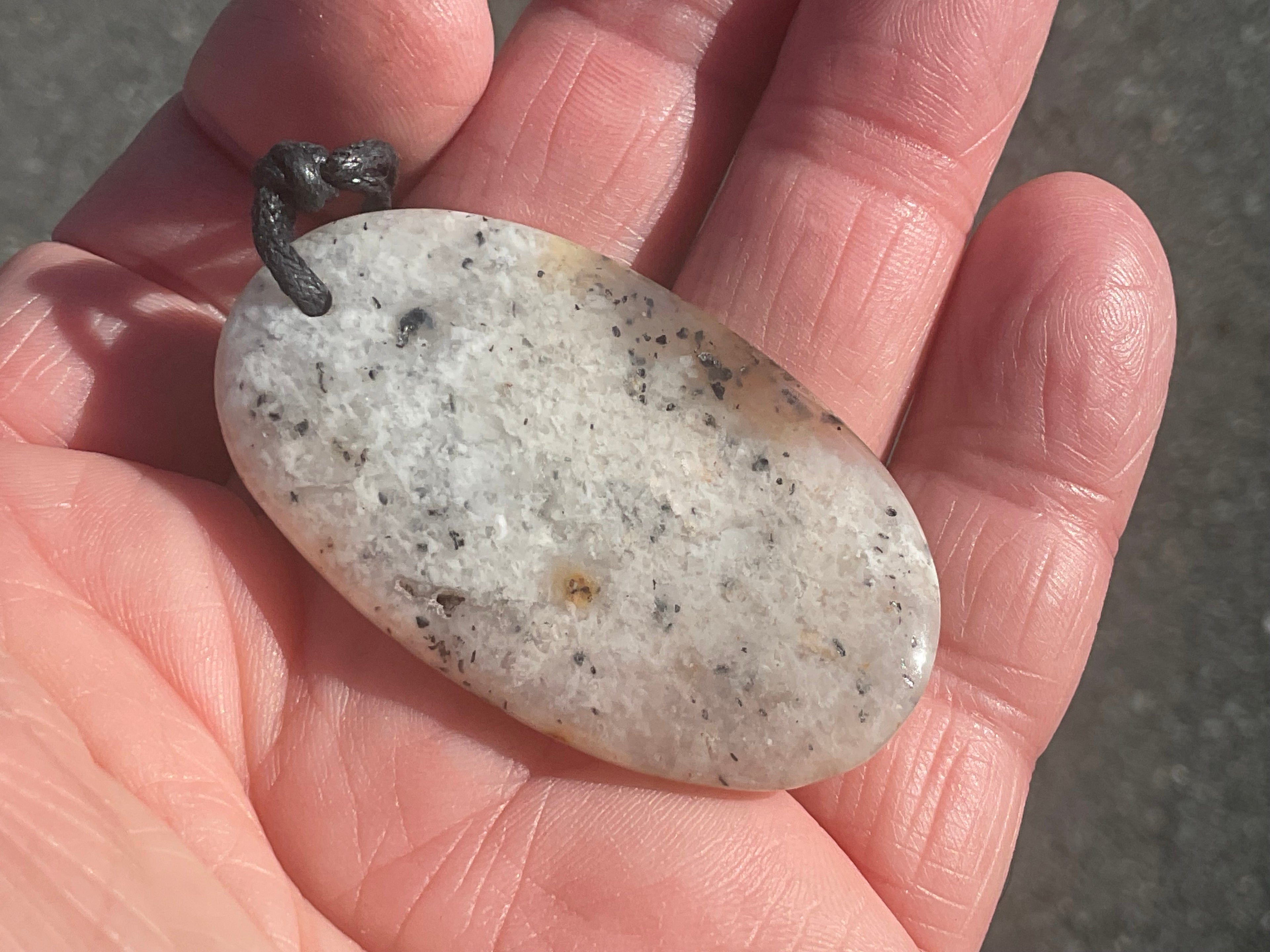 18g Heavily Included Quartz Pendant