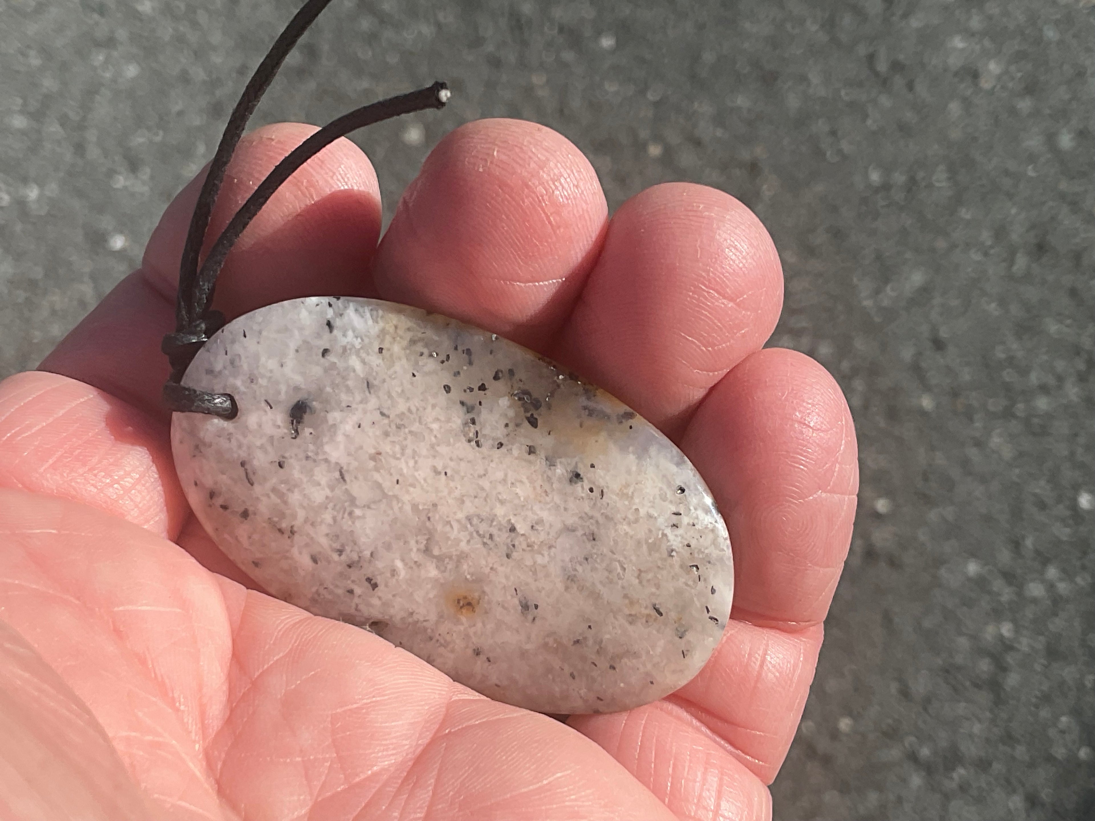 18g Heavily Included Quartz Pendant