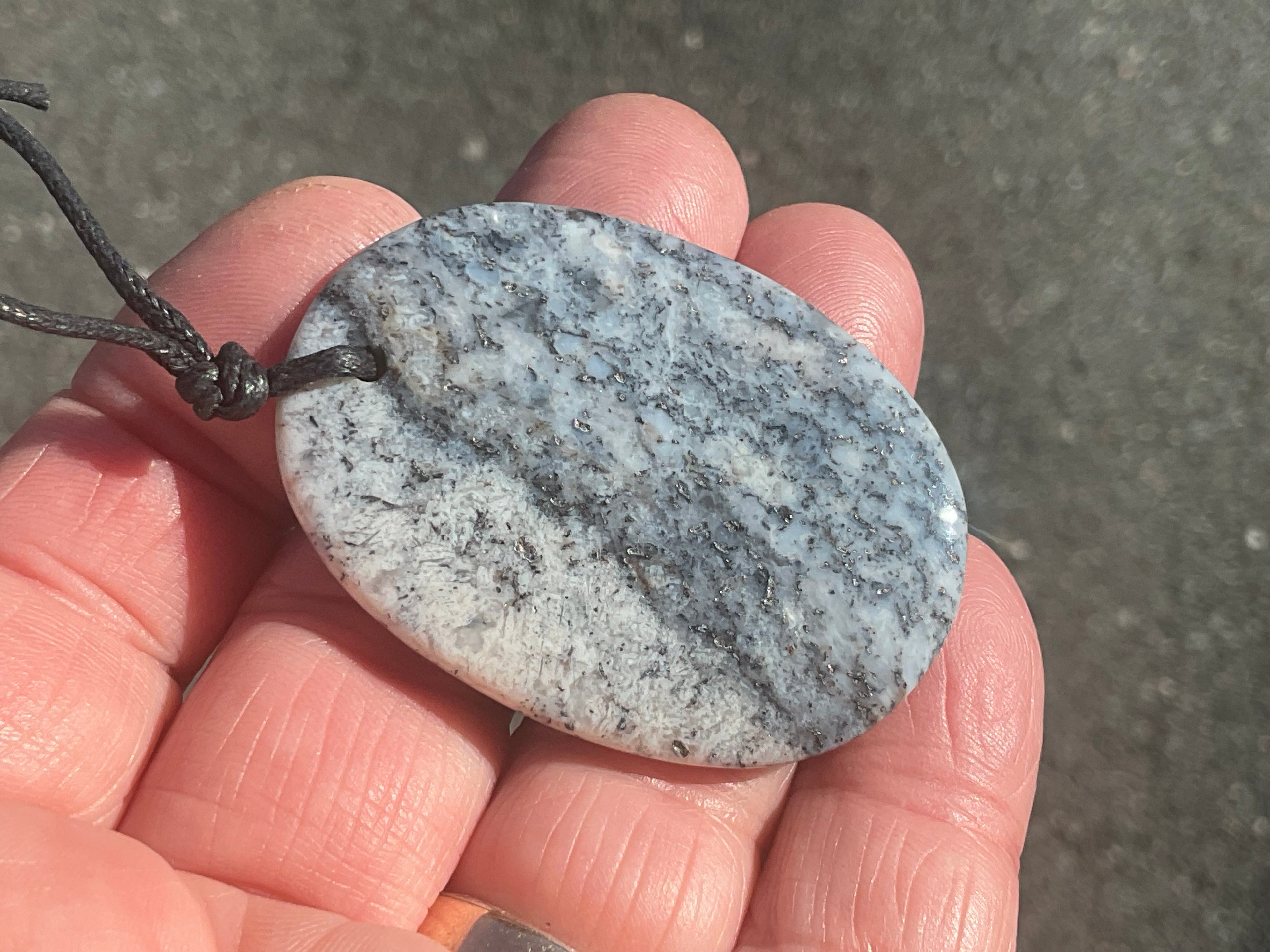 14g Heavily Included Quartz Pendant