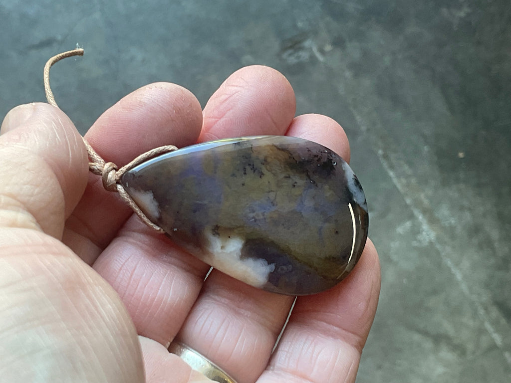 21g Heavily Included Quartz Pendant