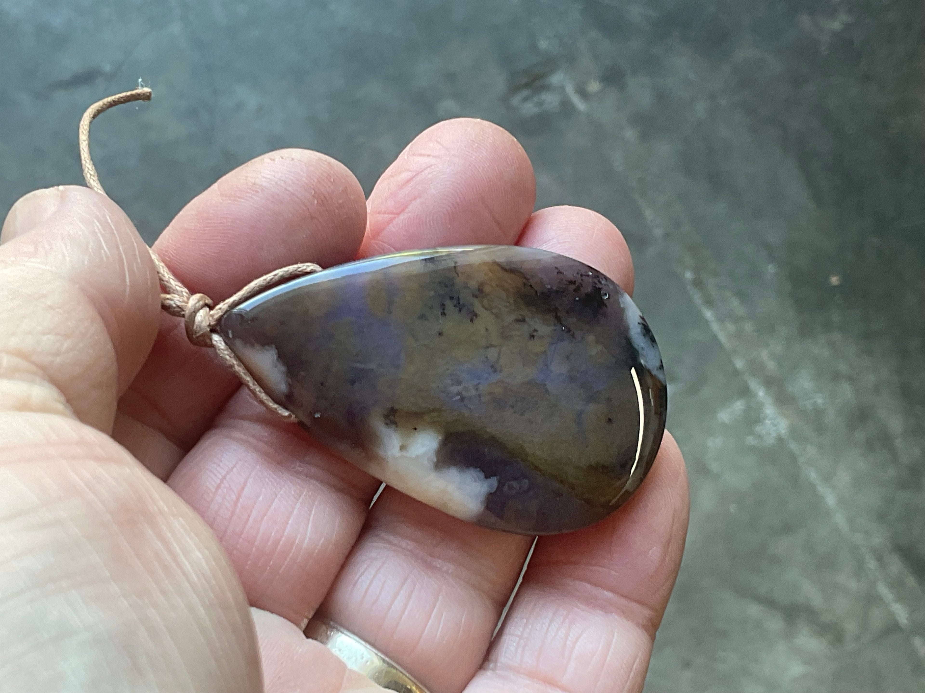 21g Heavily Included Quartz Pendant
