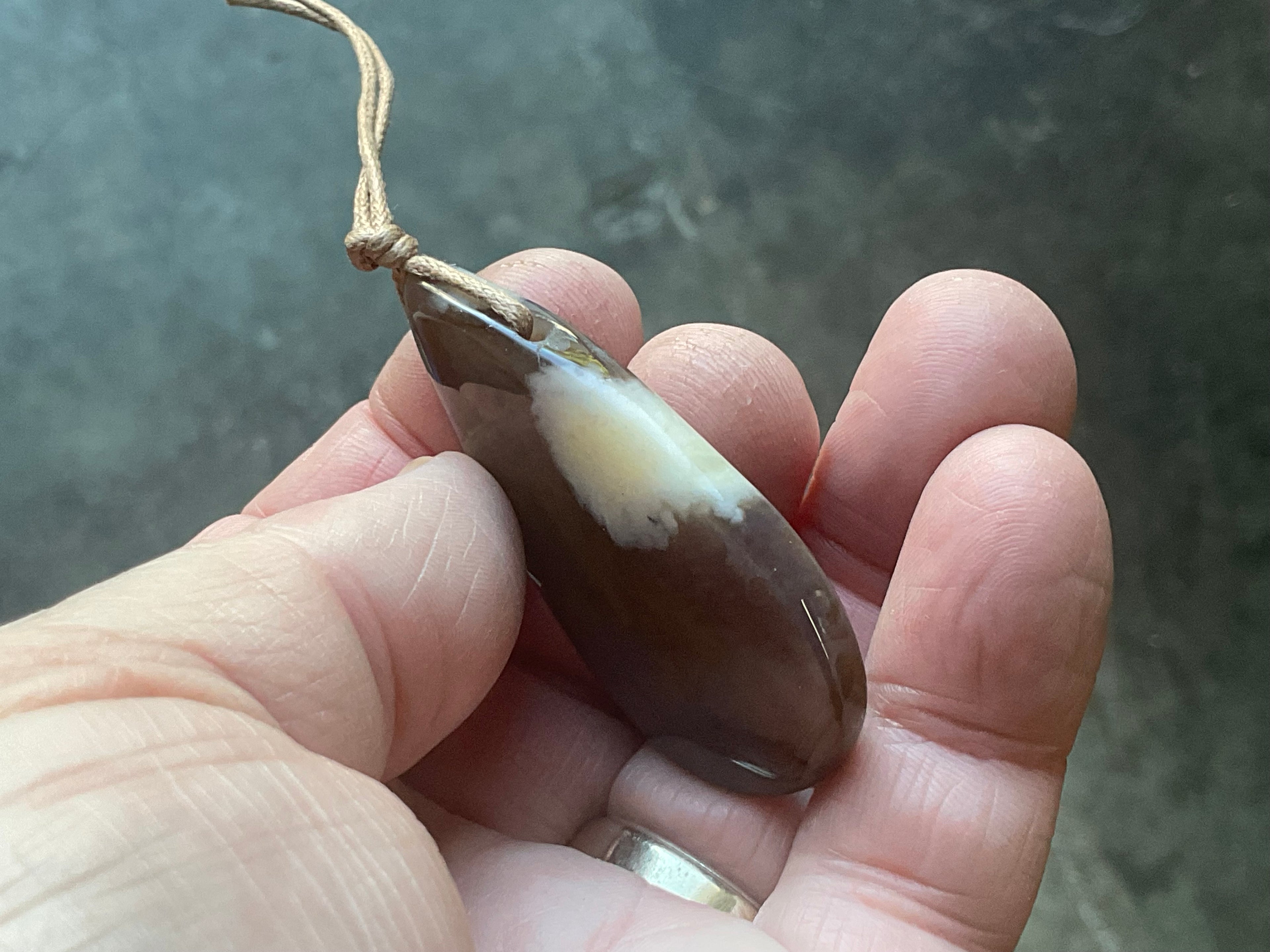 21g Heavily Included Quartz Pendant