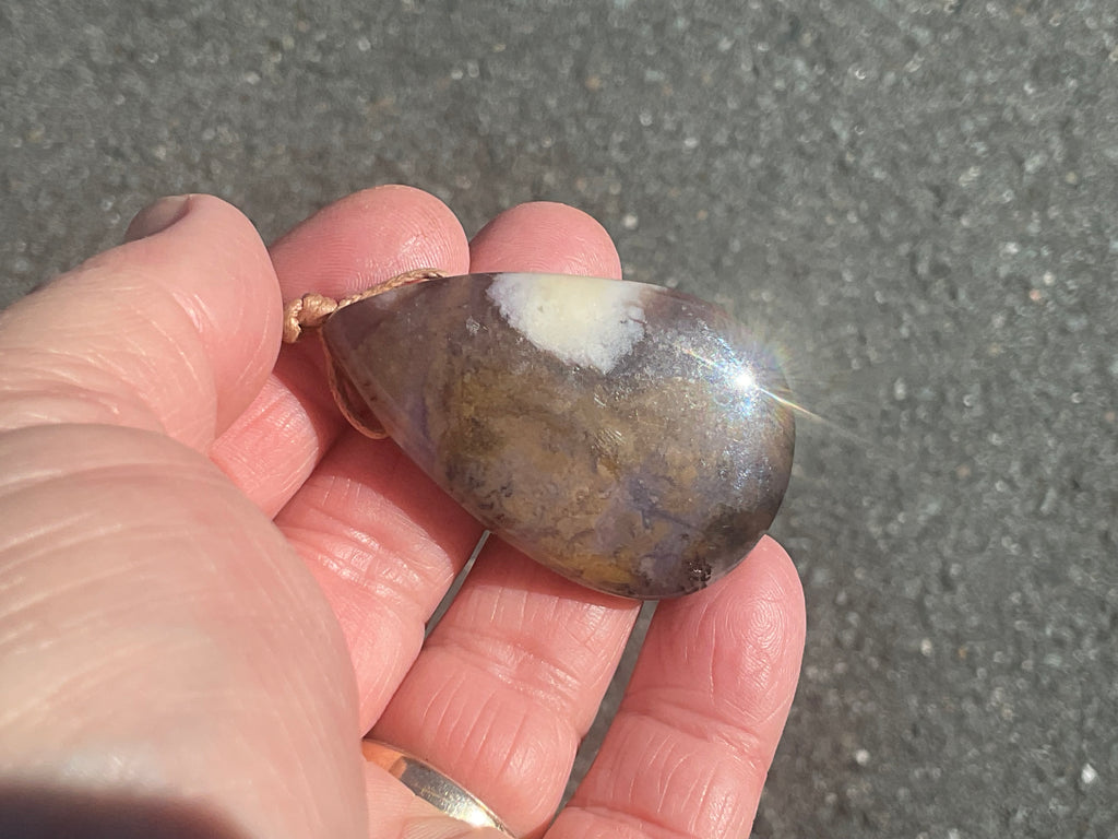 21g Heavily Included Quartz Pendant
