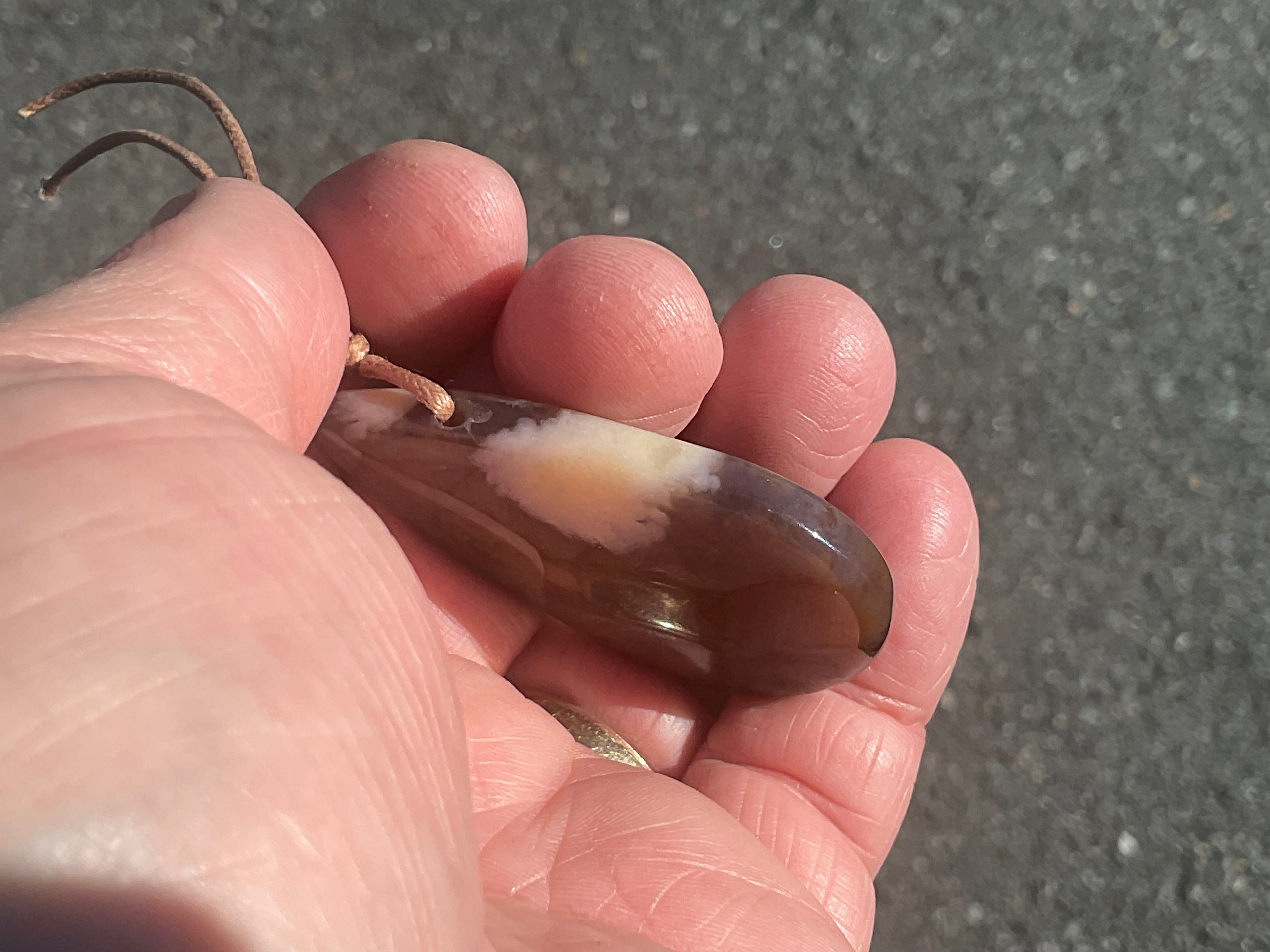 21g Heavily Included Quartz Pendant