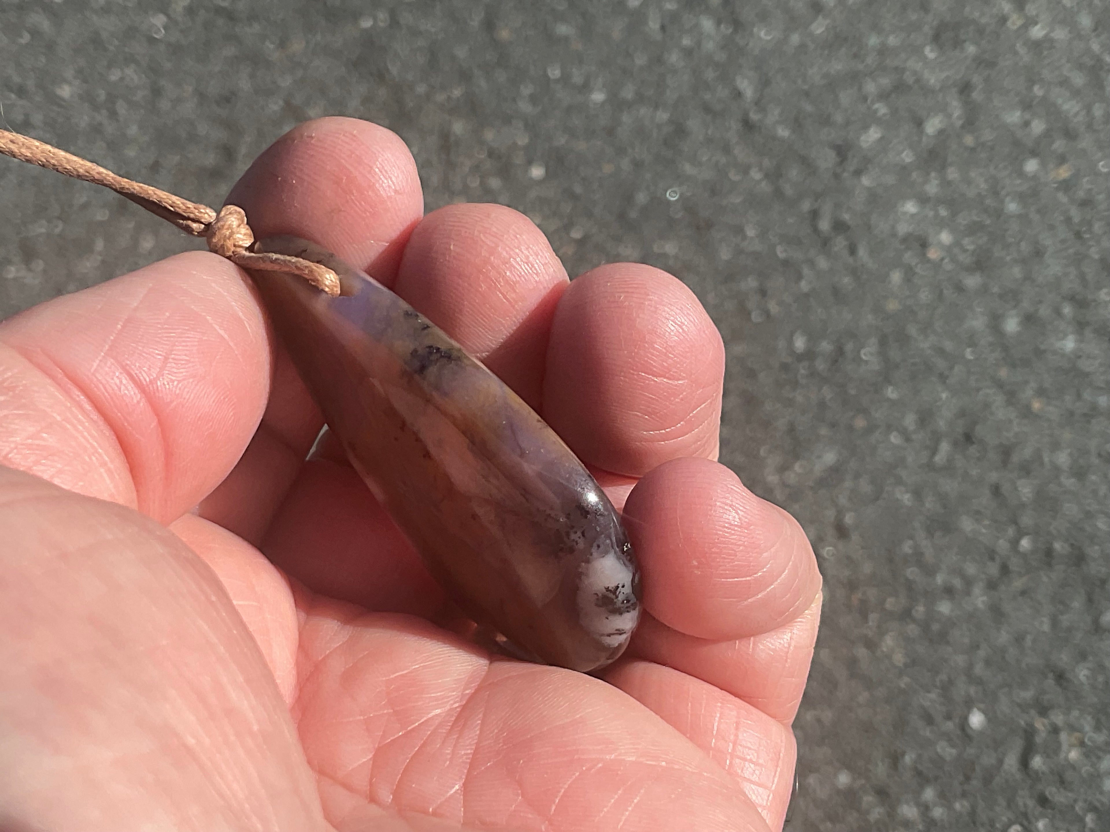 21g Heavily Included Quartz Pendant