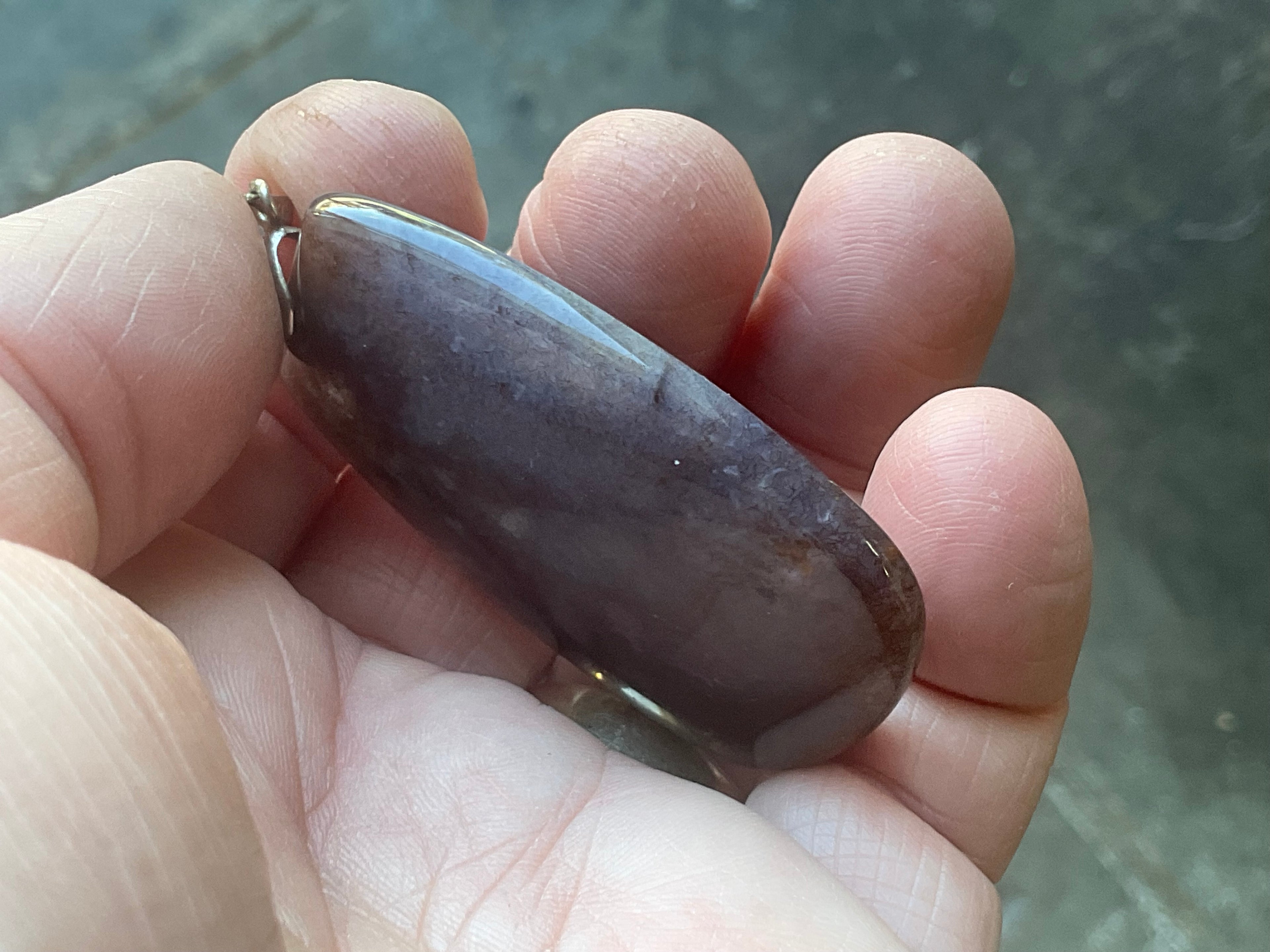 23g Heavily Included Quartz Pendant
