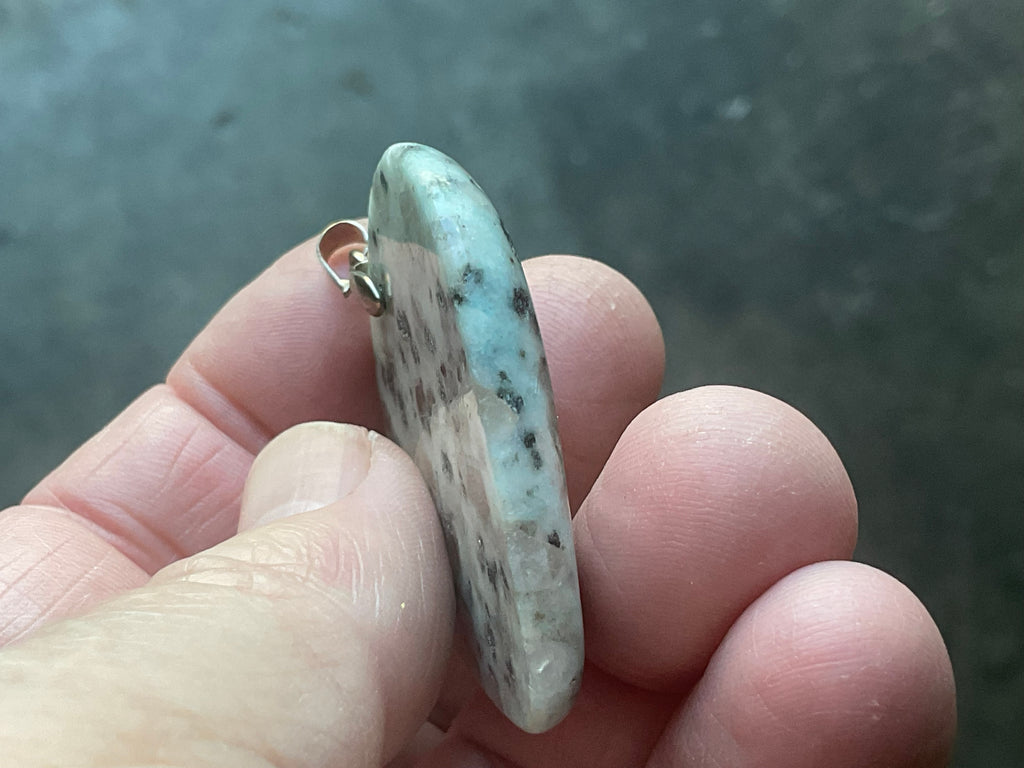 19g Kiwi Jasper Heart Pendant