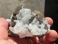 124g Clear Quartz Points on Brown Calcite Specimen 5B