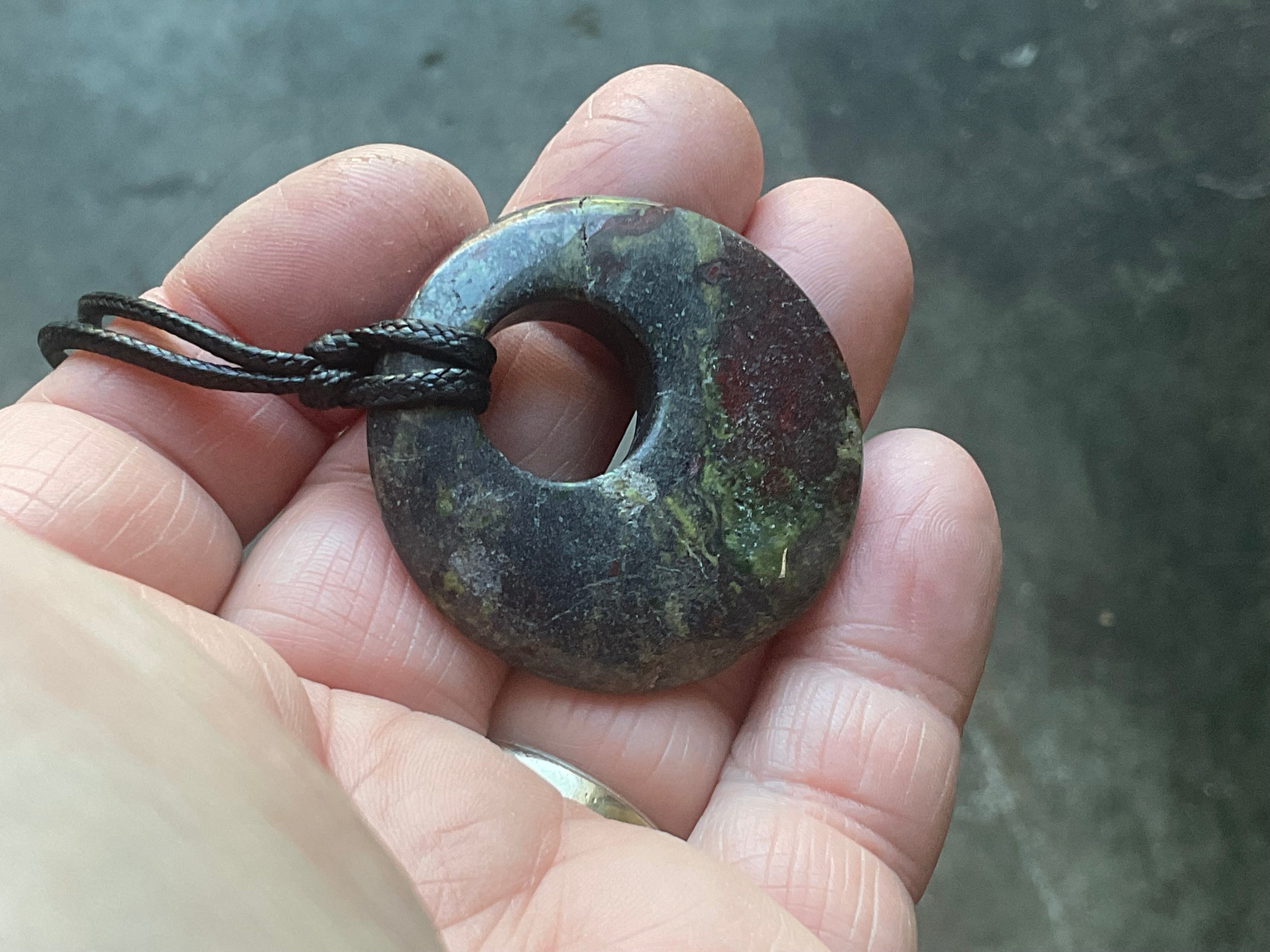 20g Dragons Blood Jasper Pendant 2A