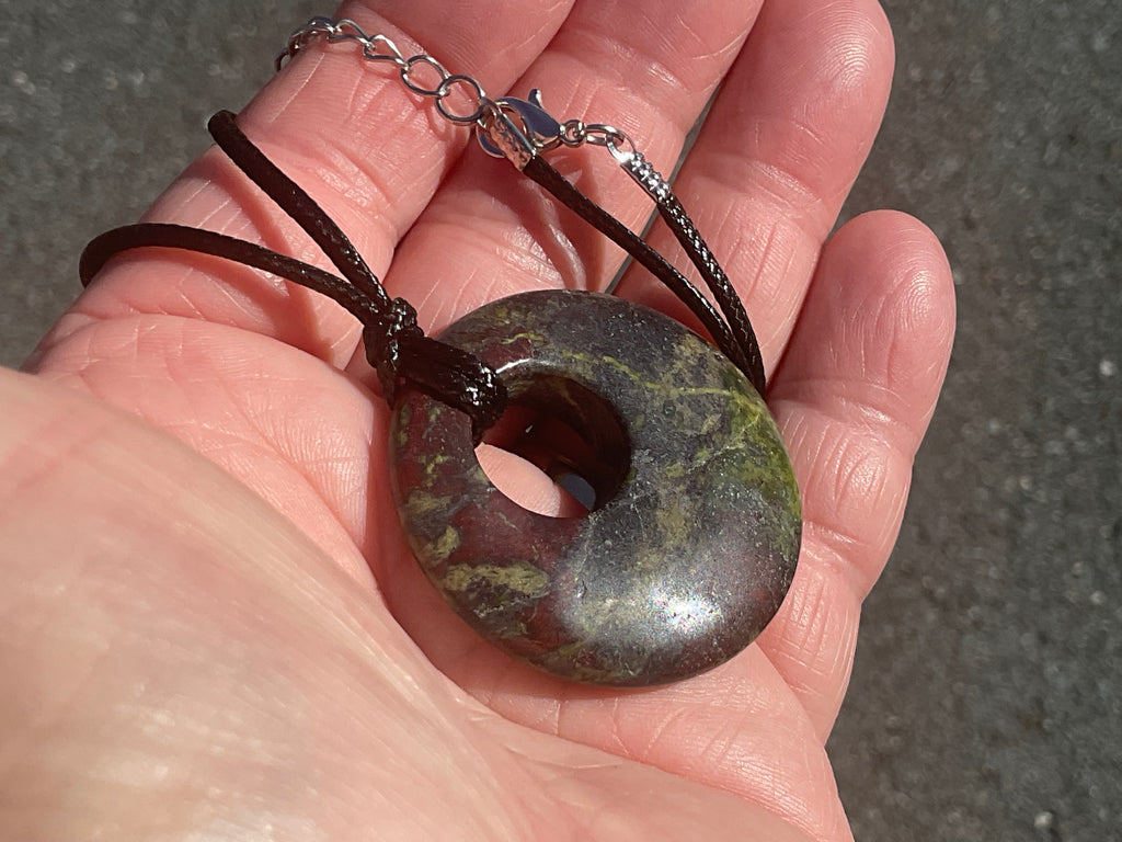 20g Dragons Blood Jasper Pendant 2A