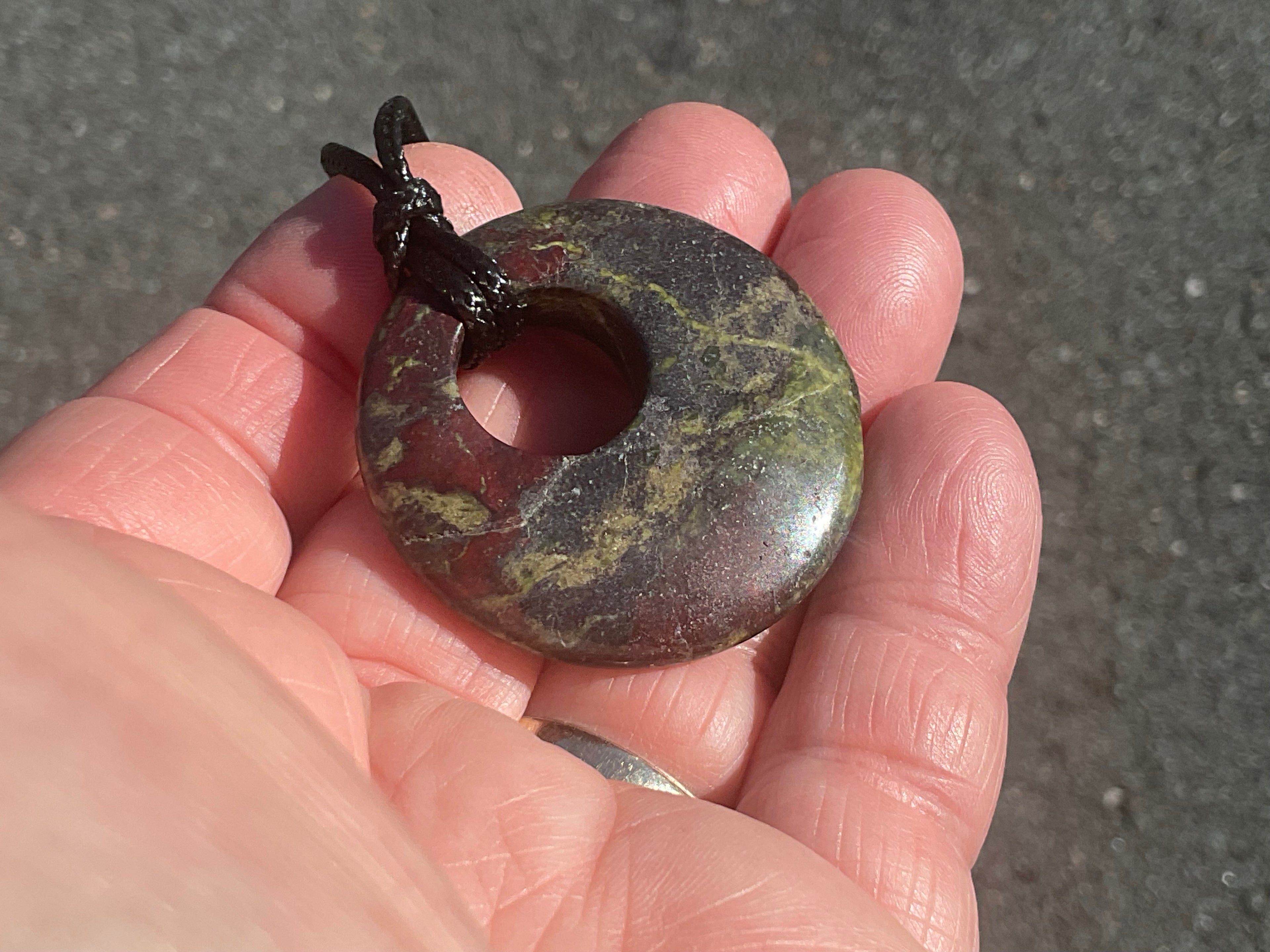 20g Dragons Blood Jasper Pendant 2A
