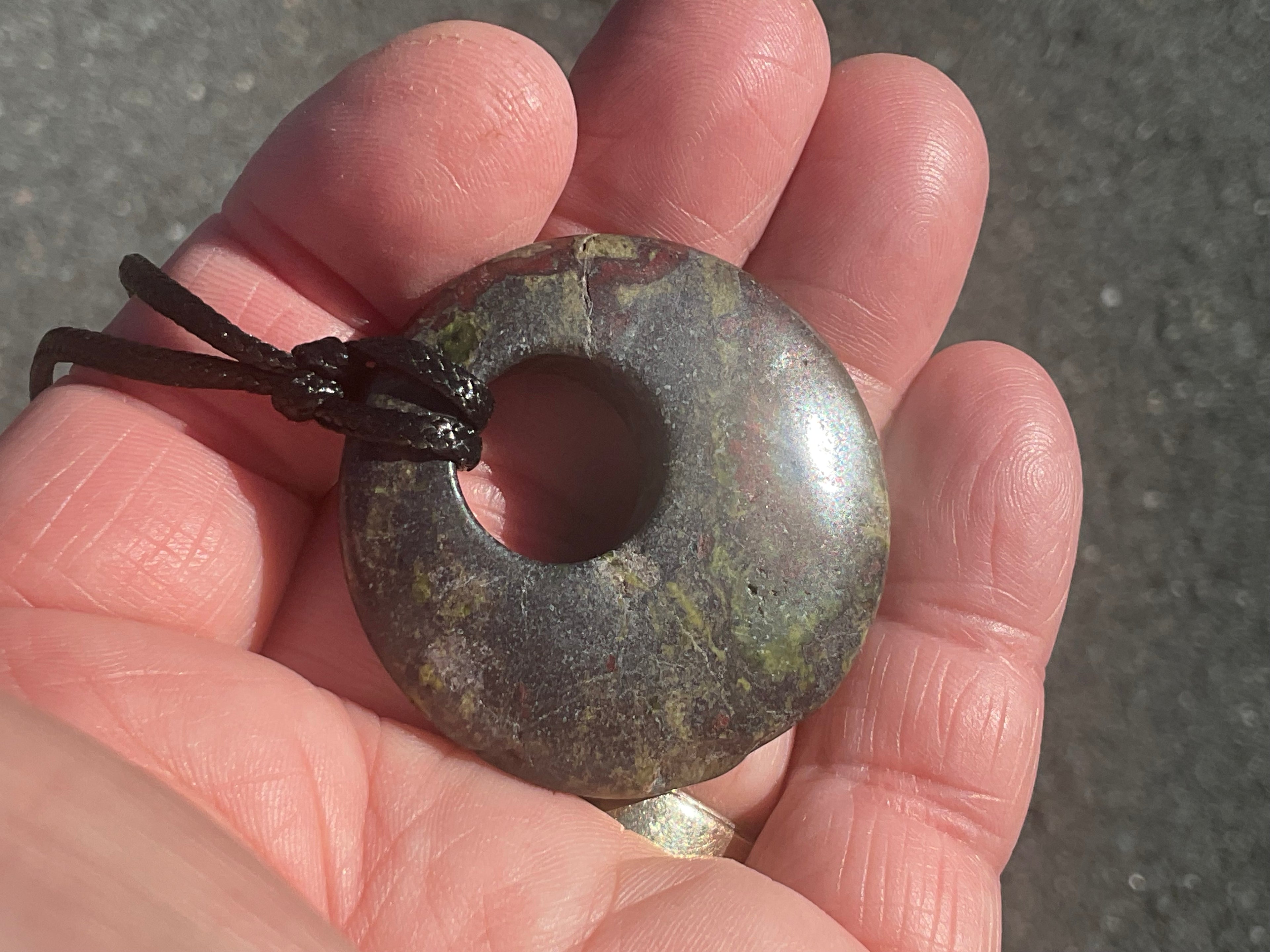 20g Dragons Blood Jasper Pendant 2A