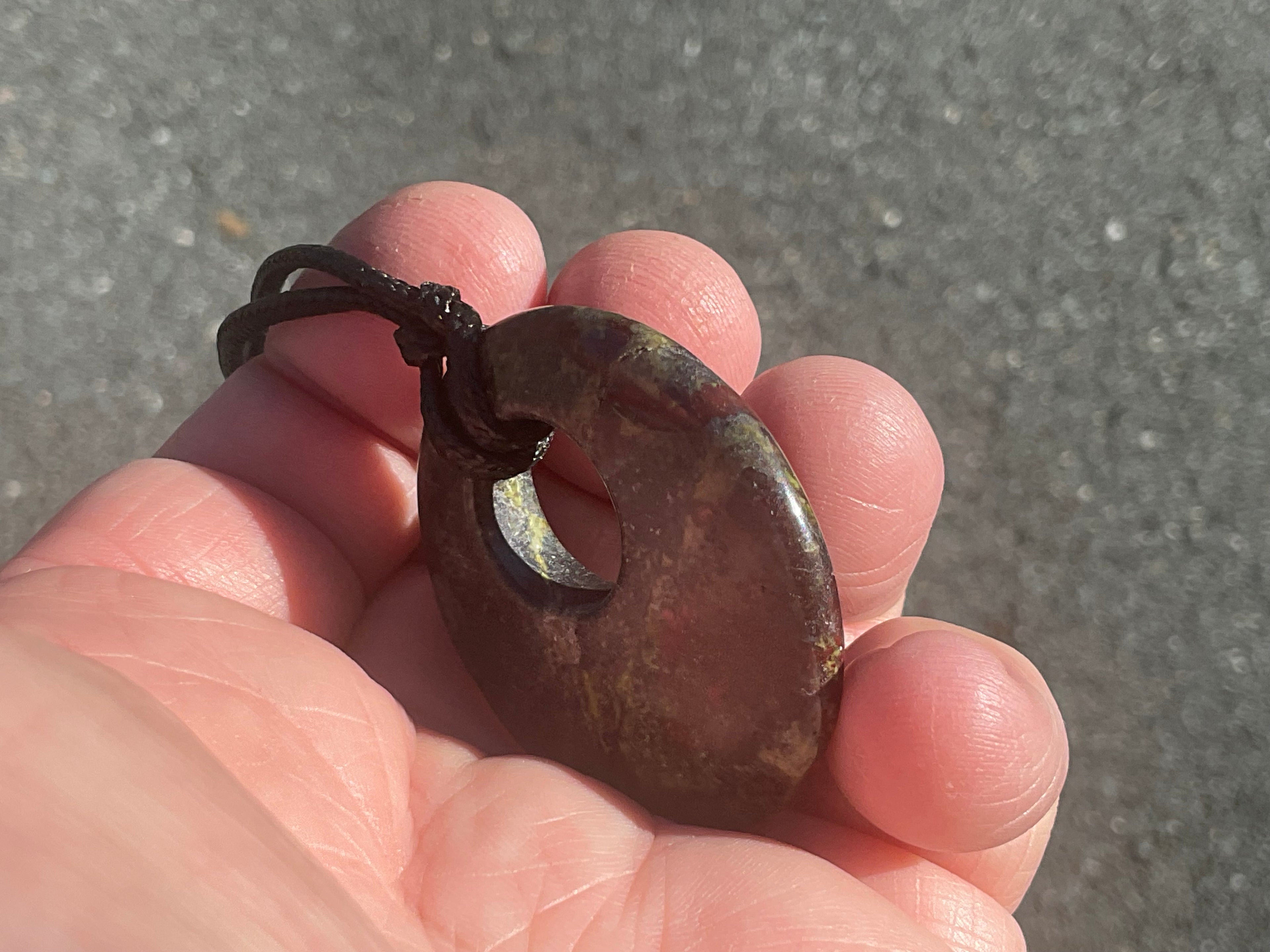 20g Dragons Blood Jasper Pendant 2A