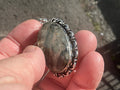 18g Antique Style Epidote in Prehnite Pendant 4B