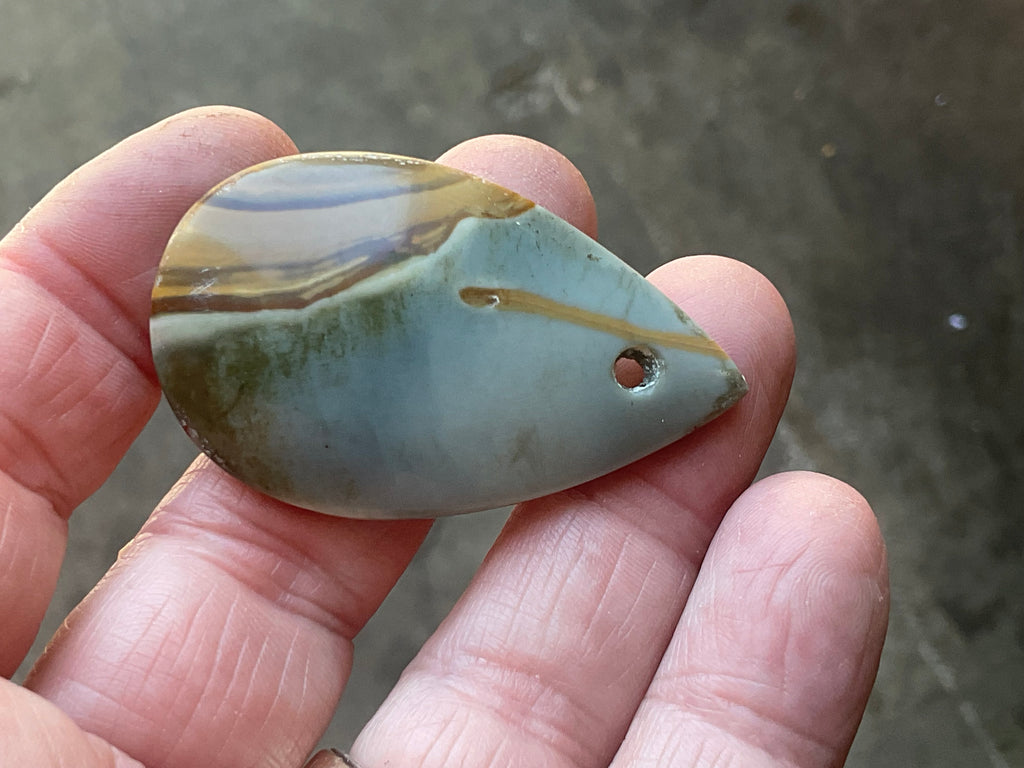 14g Polychrome Jasper Pendant 3A