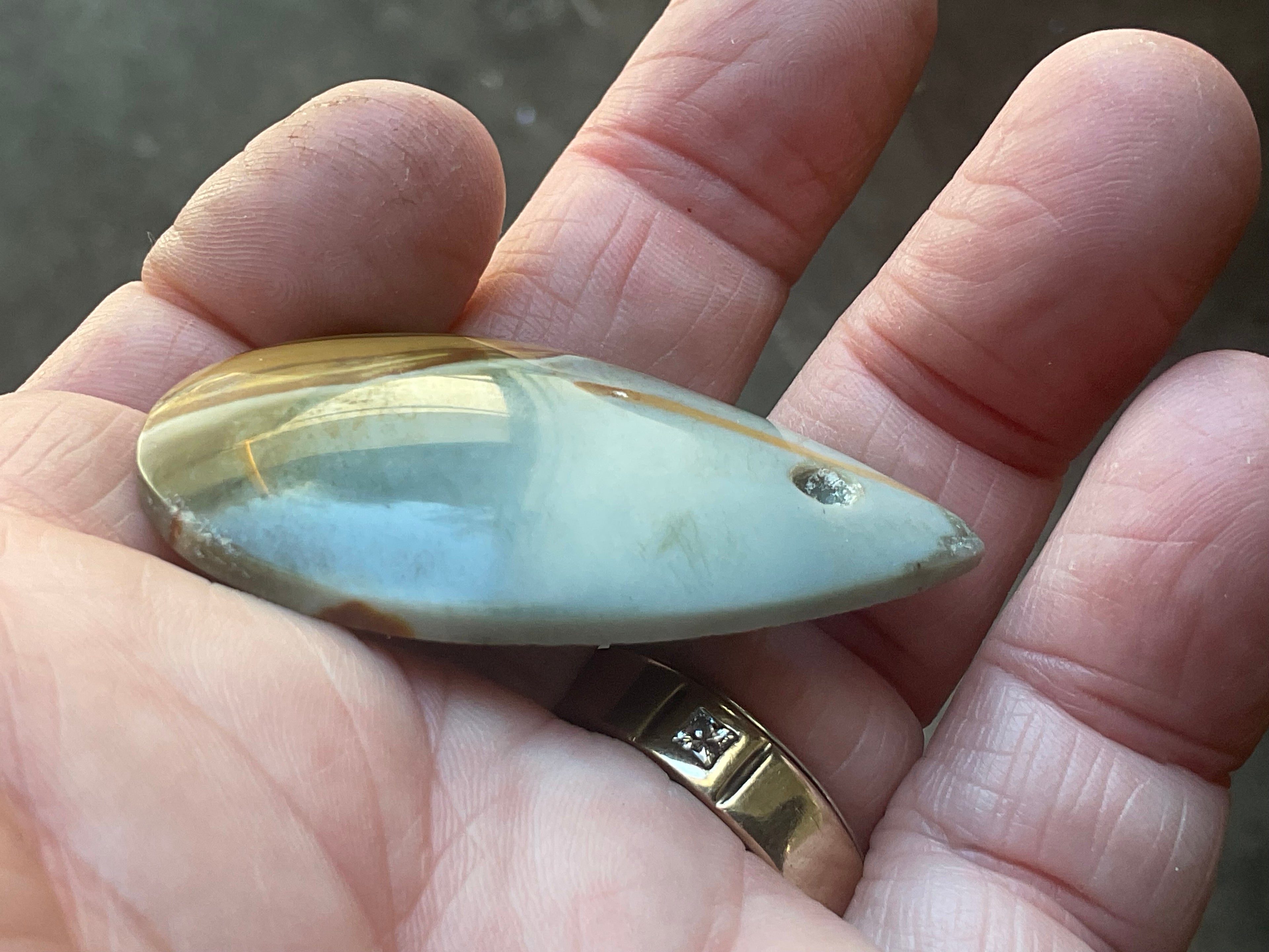 14g Polychrome Jasper Pendant 3A